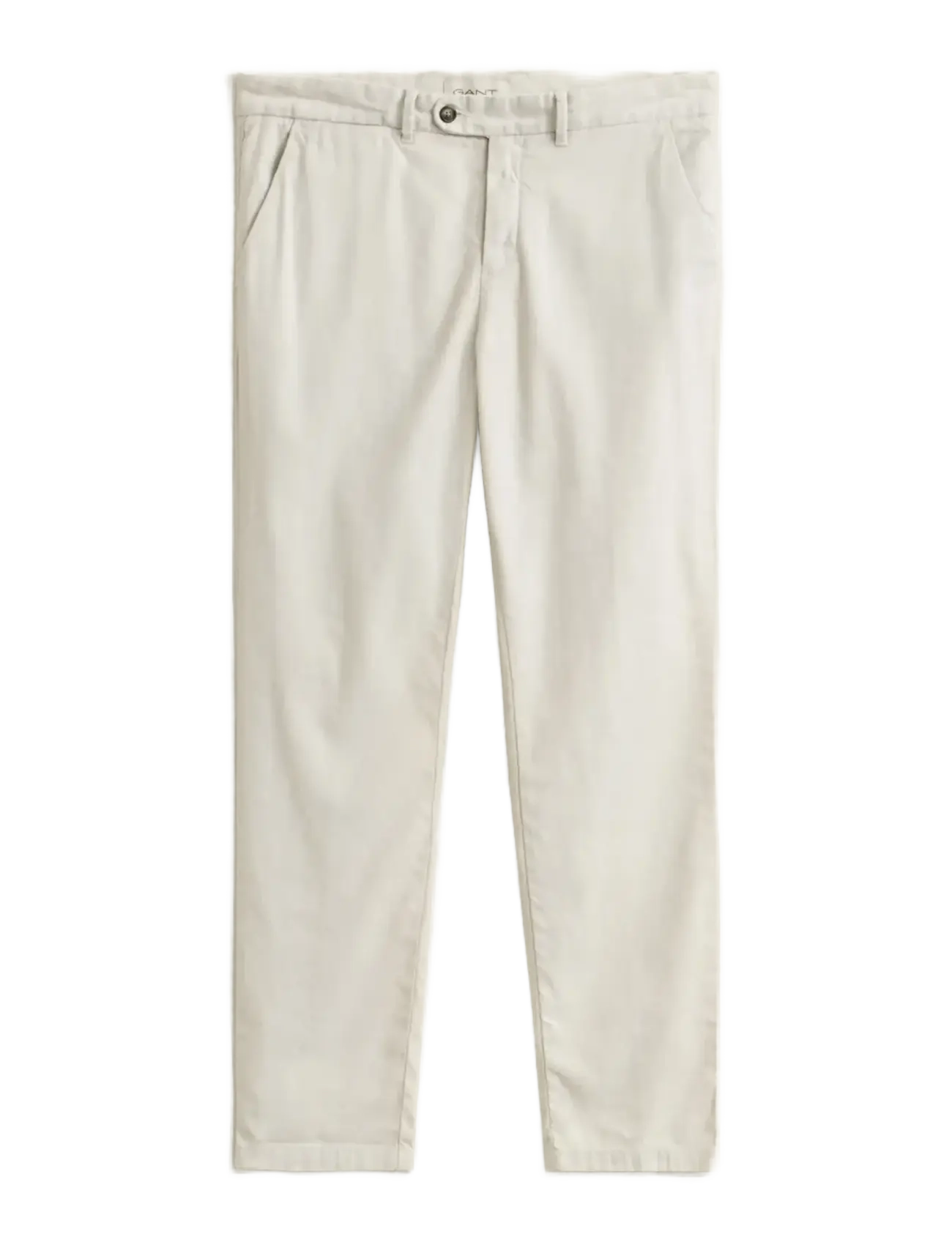 GANT Slim Baumwolle / Linen Chinos Cream - 36x34 - Herren