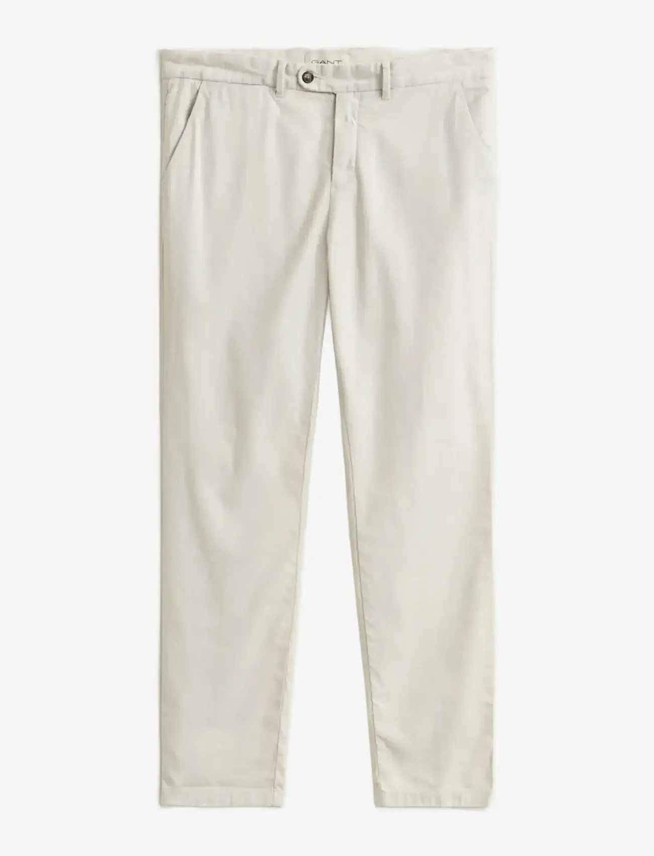 GANT - SLIM COTTON / LINEN CHINOS - chino püksid - sand - 1
