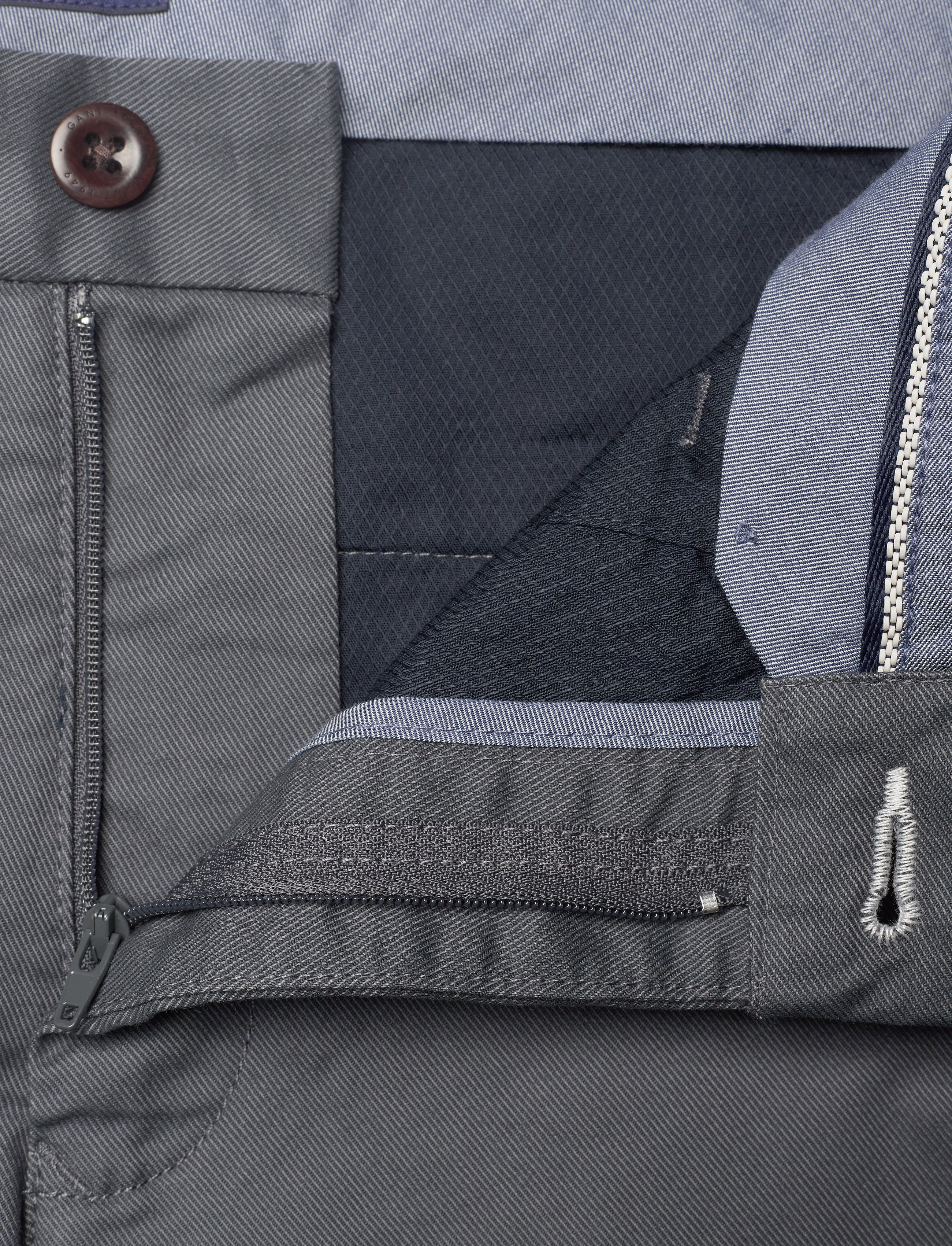 GANT - HALLDEN TECH PREP CHINOS - antracite - 4