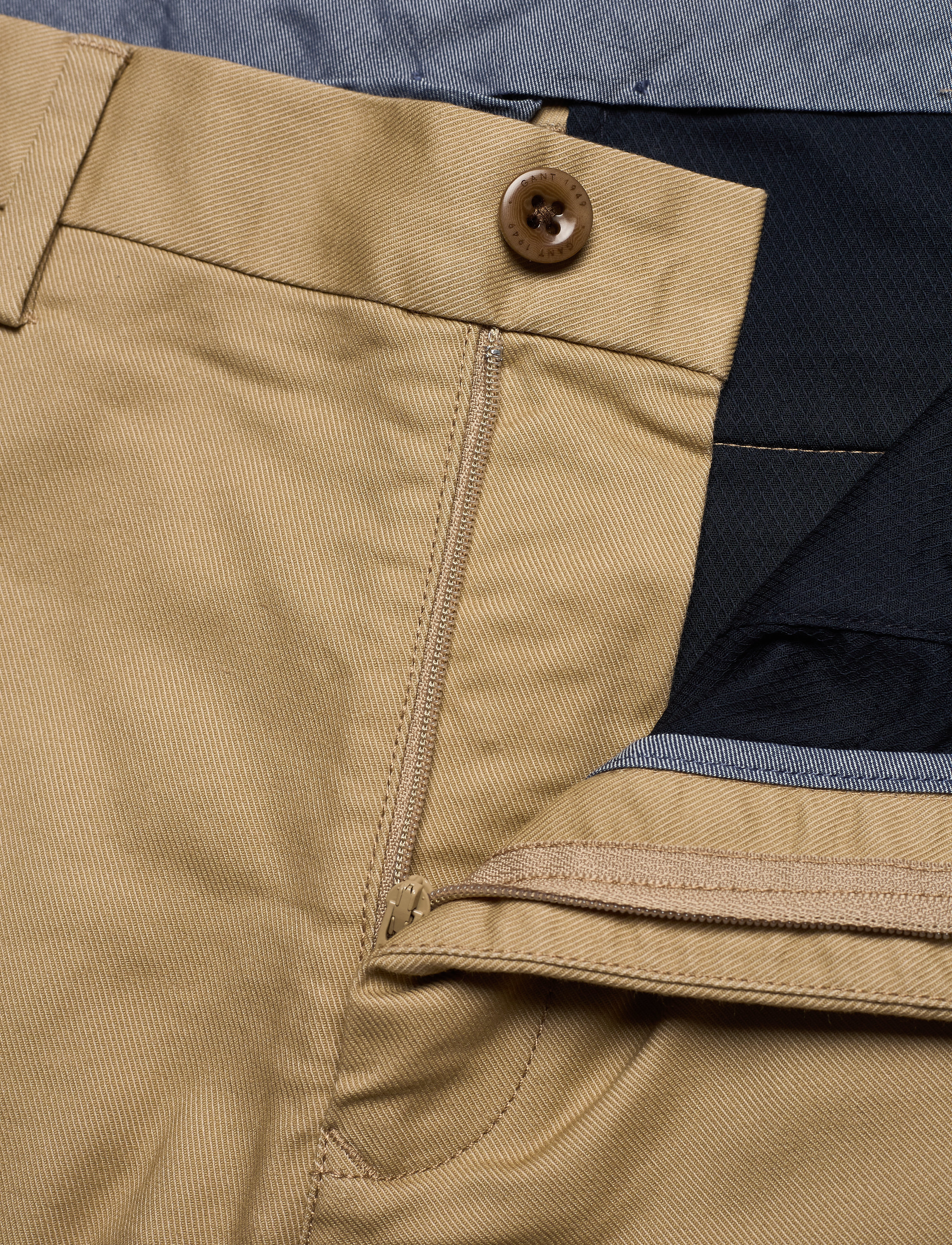 GANT - HALLDEN TECH PREP CHINOS - dark khaki - 3