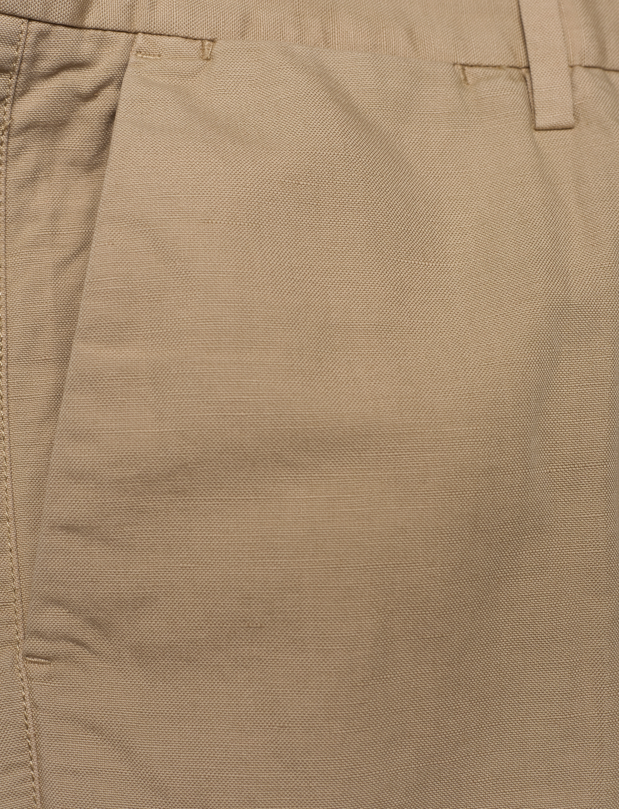 GANT - O2. REGULAR COTTON LINEN CHINO - dark khaki - 2