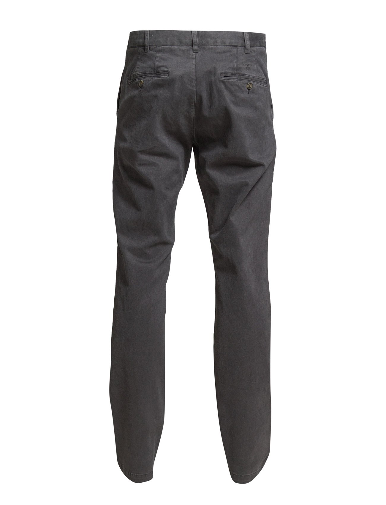 GANT - D1. SLIM COMFORT SUPER CHINO - dark graphite - 1