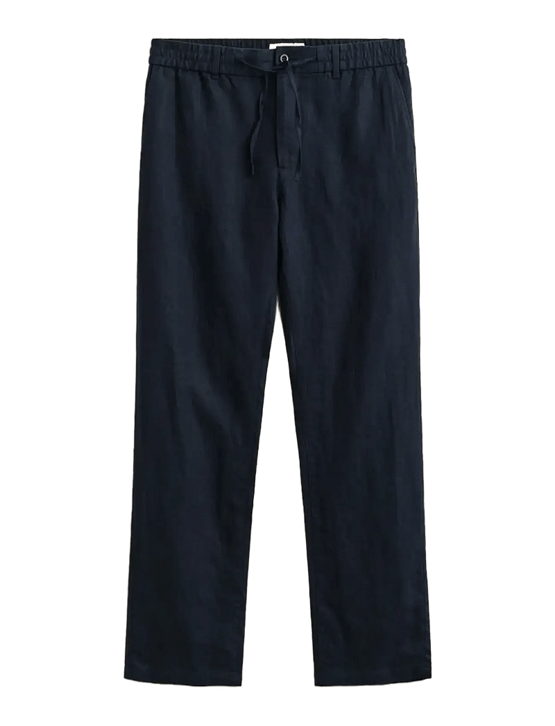 Gant - Linen Pants - leinenhosen - evening blue - 1