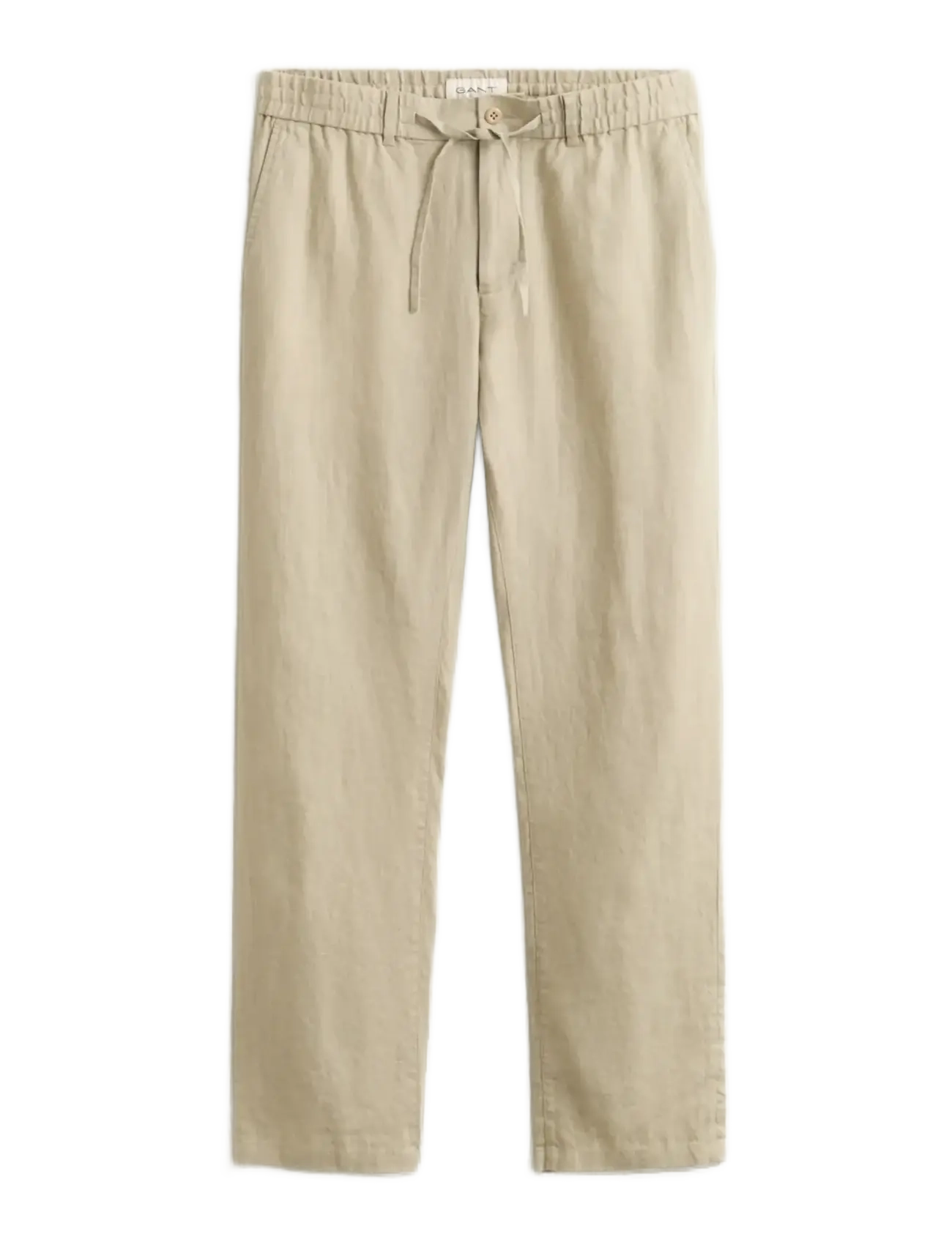 Gant Linen Pants - GANT - OAT BEIGE / beige