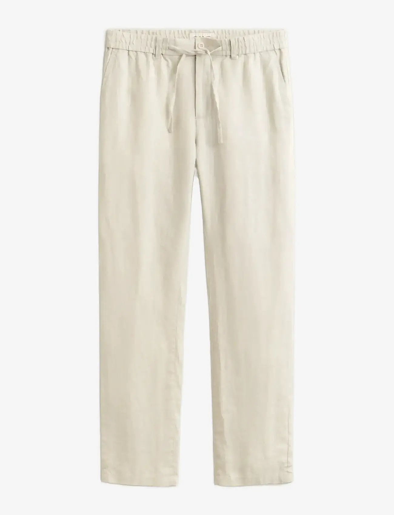 Gant - Linen Pants - hørbukser - sand - 1