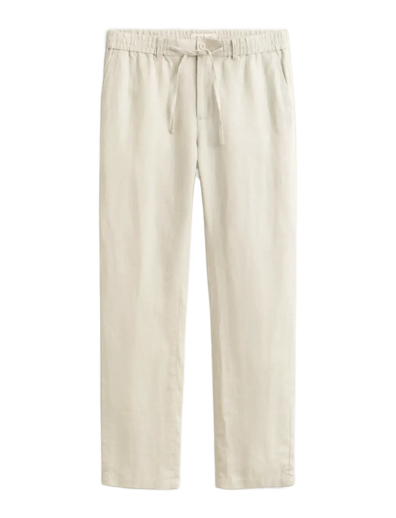 GANT REG LINEN DS PANTS - Püksid - SAND / beige