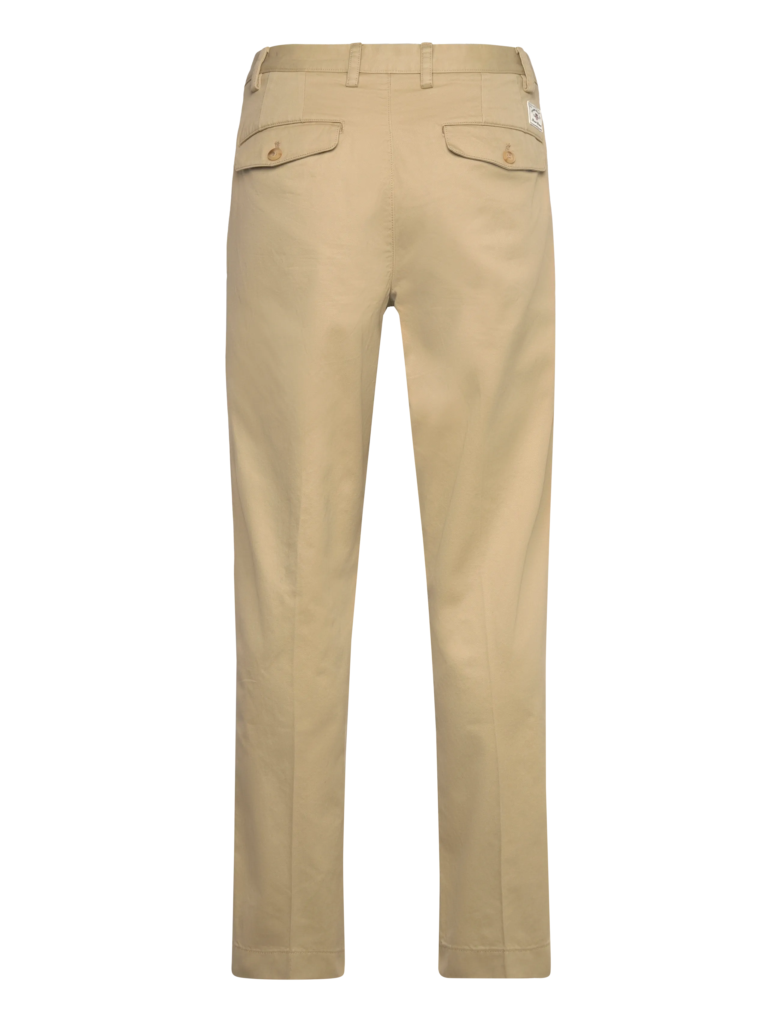 Gant - REG PLEATED COTTON TWILL CHINOS - chinos - woody beige - 2