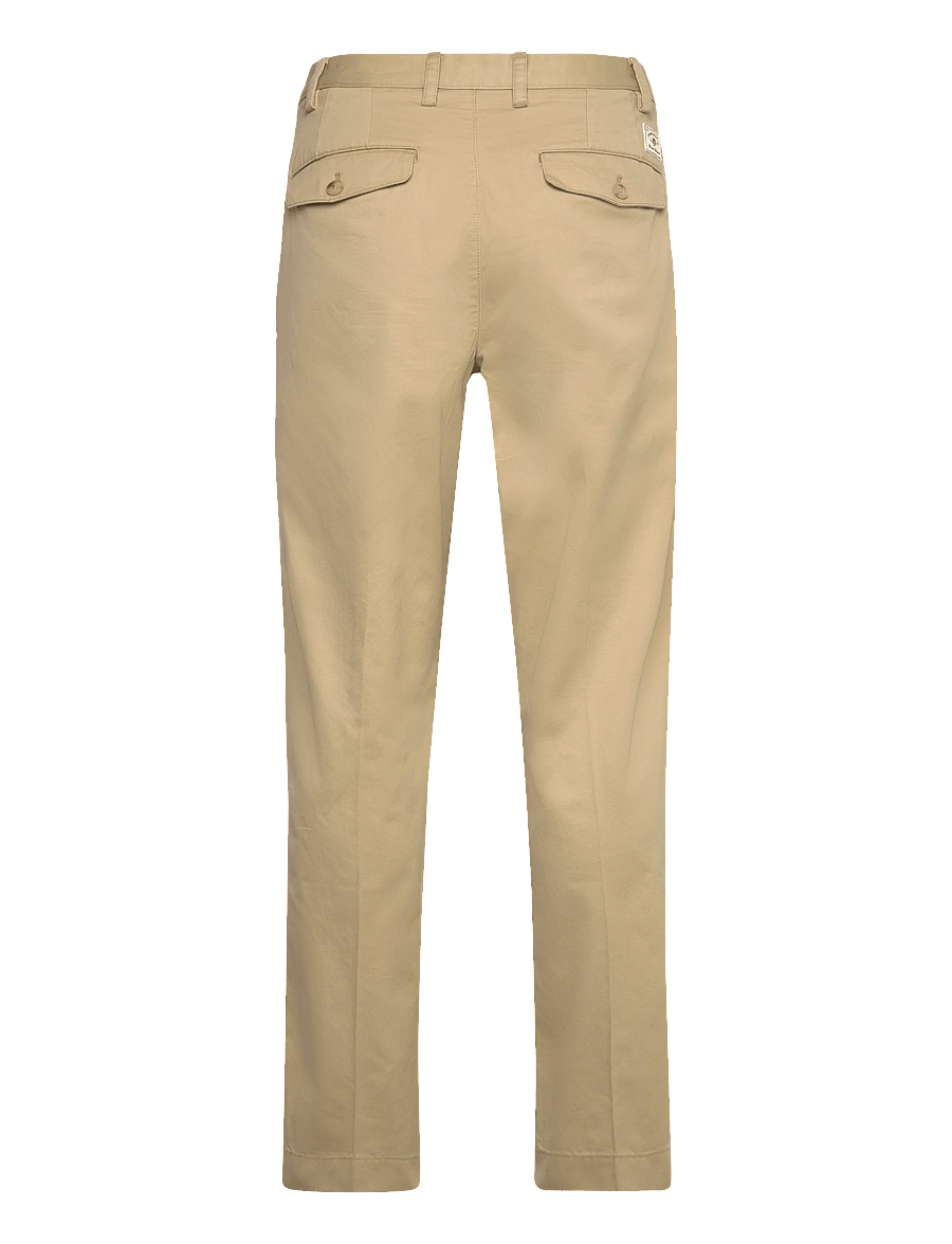 Gant - REG PLEATED COTTON TWILL CHINOS - chinos - woody beige - 2