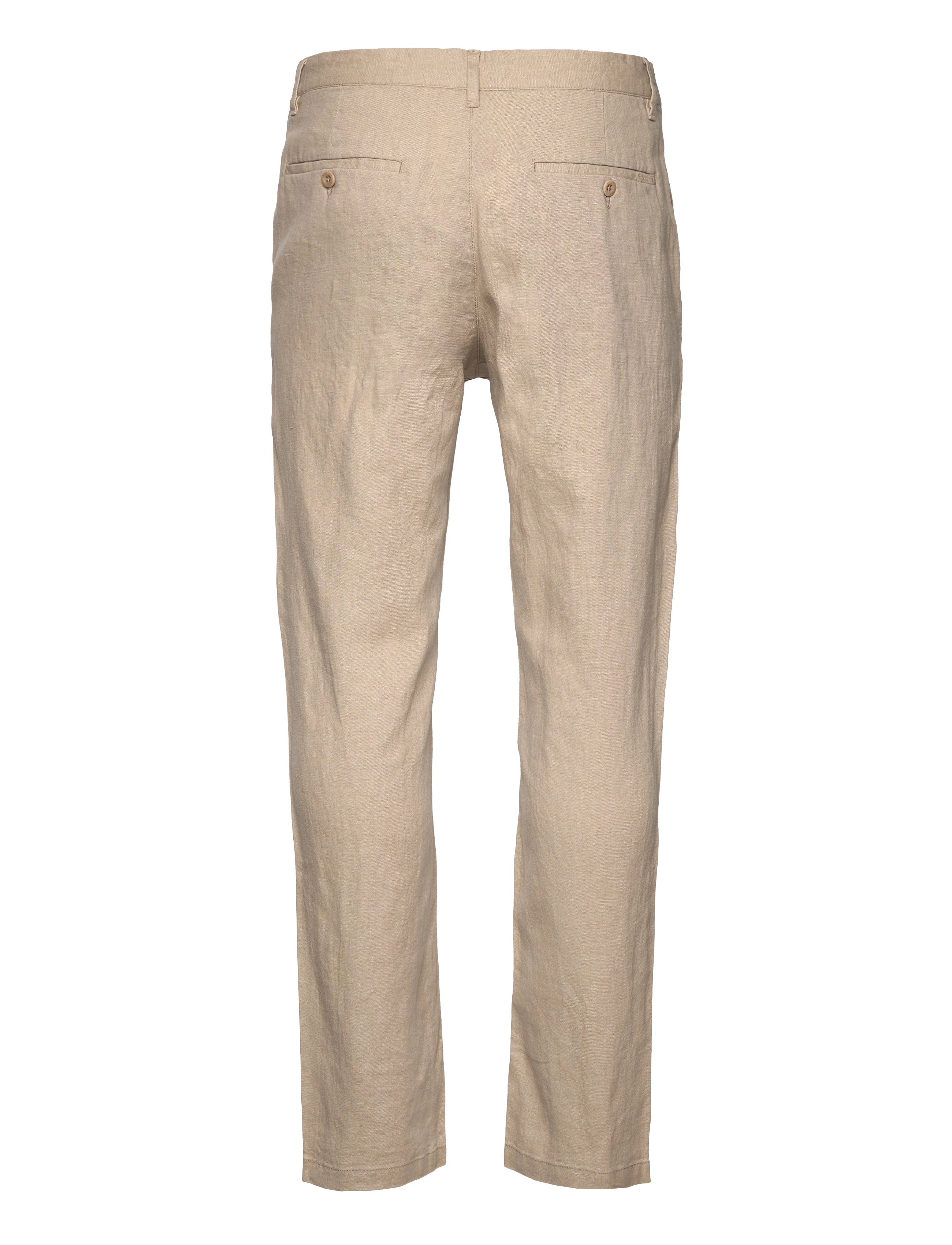 GANT - RELAXED LINEN DS PANTS - concrete beige - 1