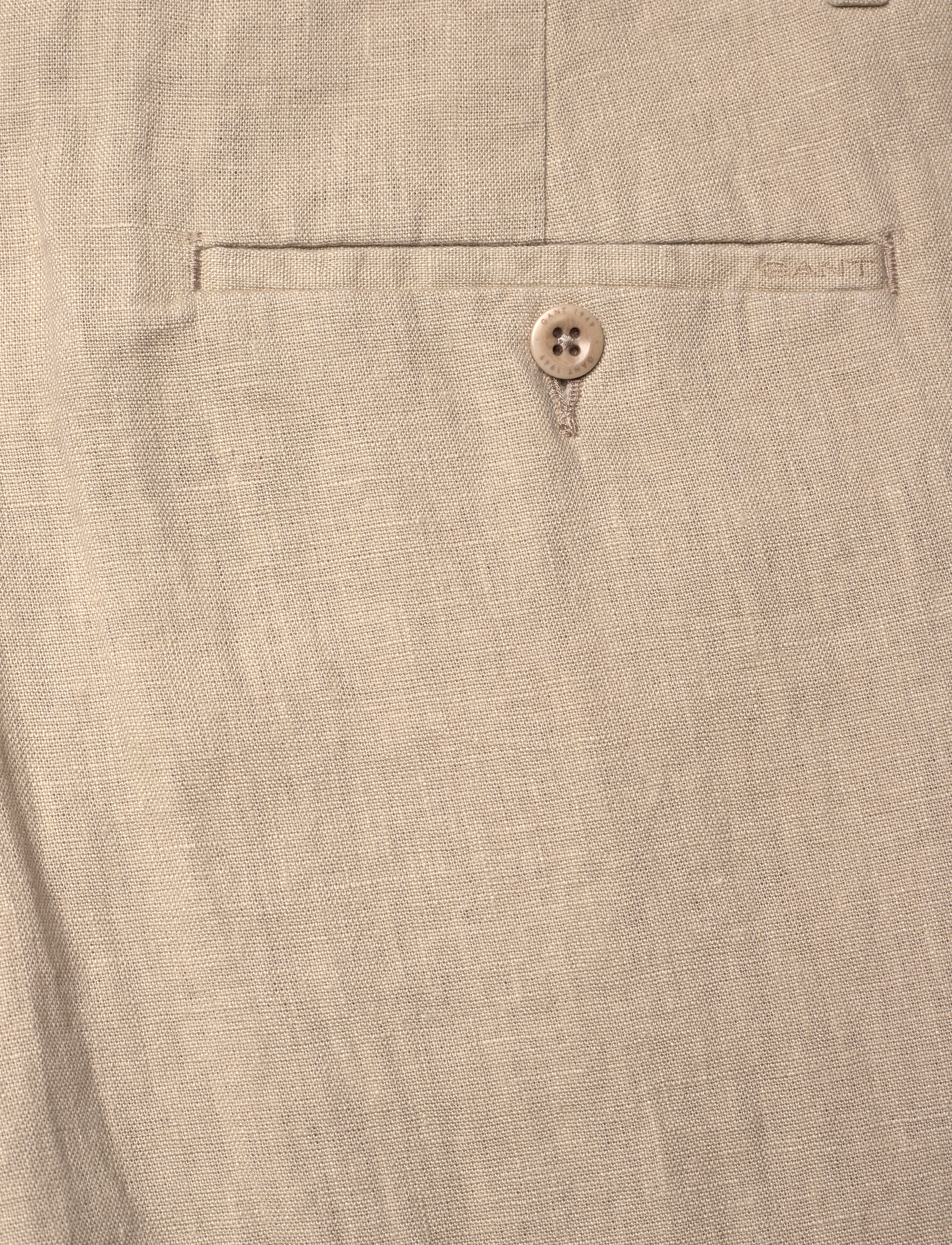 GANT - RELAXED LINEN DS PANTS - concrete beige - 4
