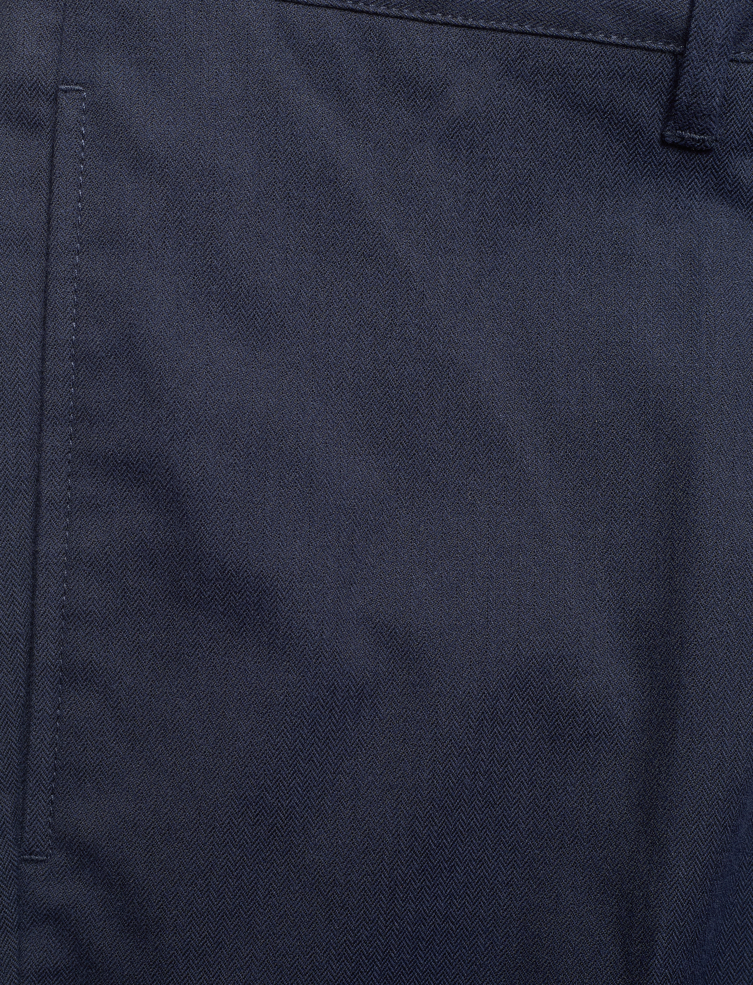 GANT - D1. SLIM HERRINGBONE PANT - evening blue - 2