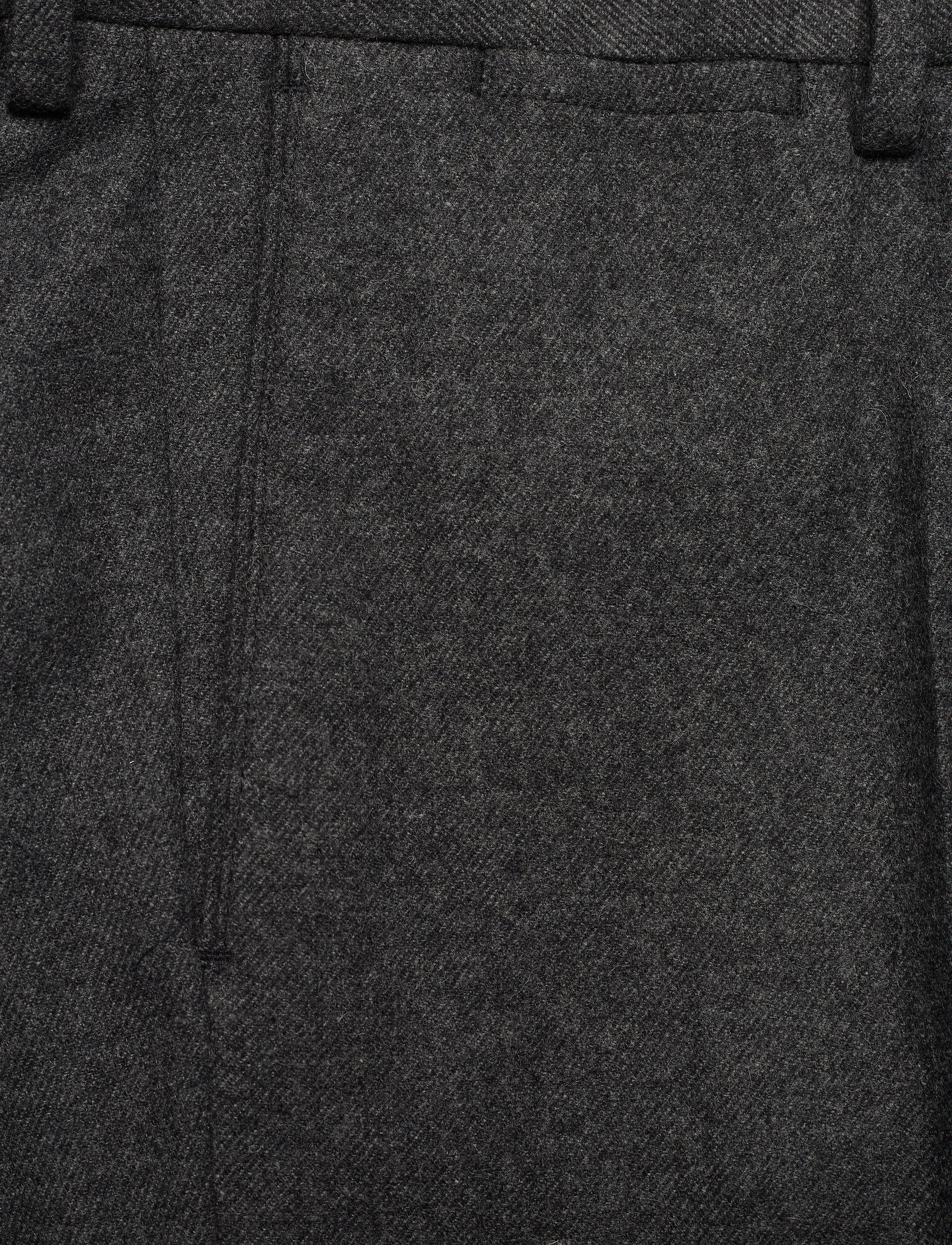 GANT - D1. SLIM FLANNEL SUIT PANT - charcoal melange - 2