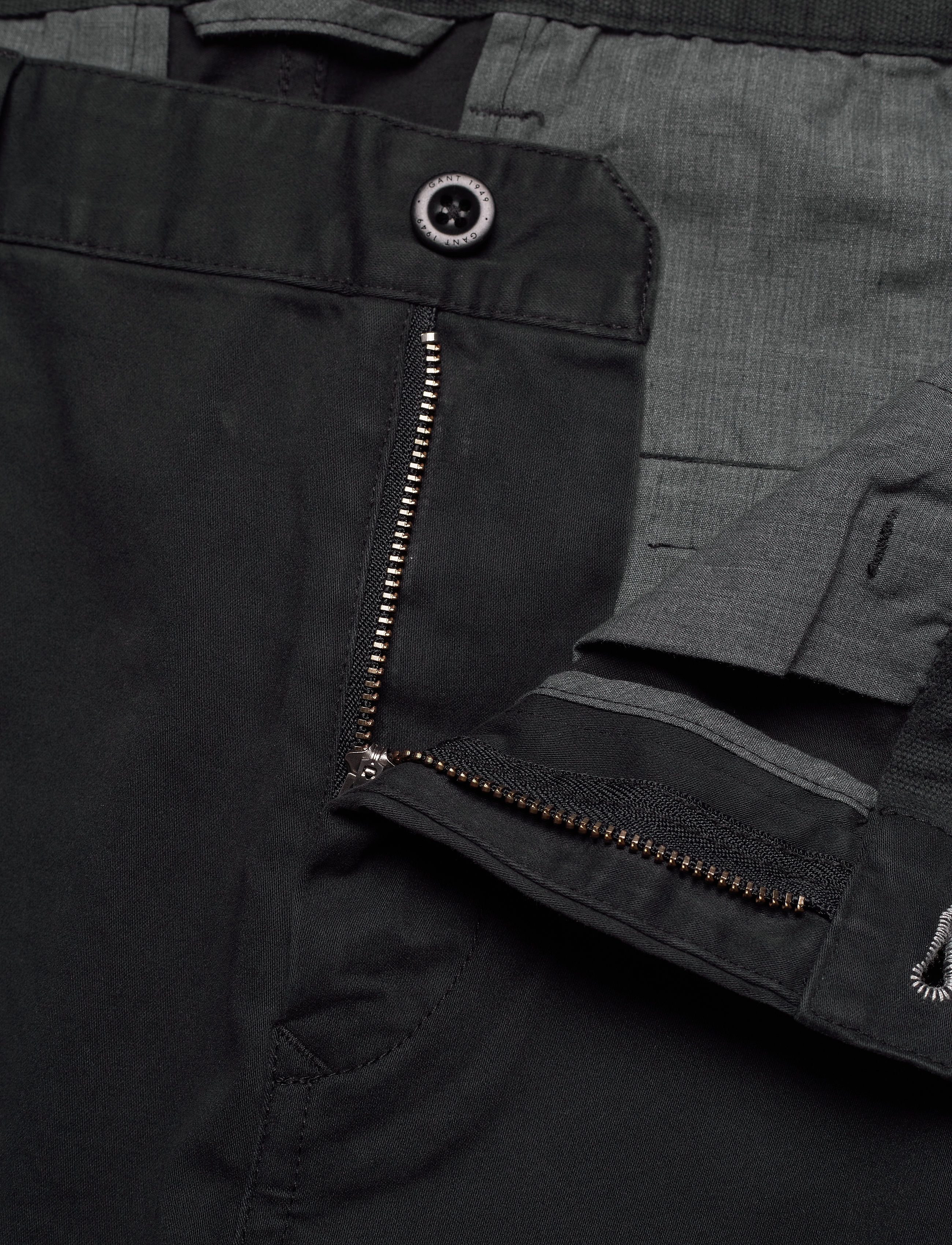 GANT - D1. BRUSHED EXTRA SLIM CHINO - black - 3