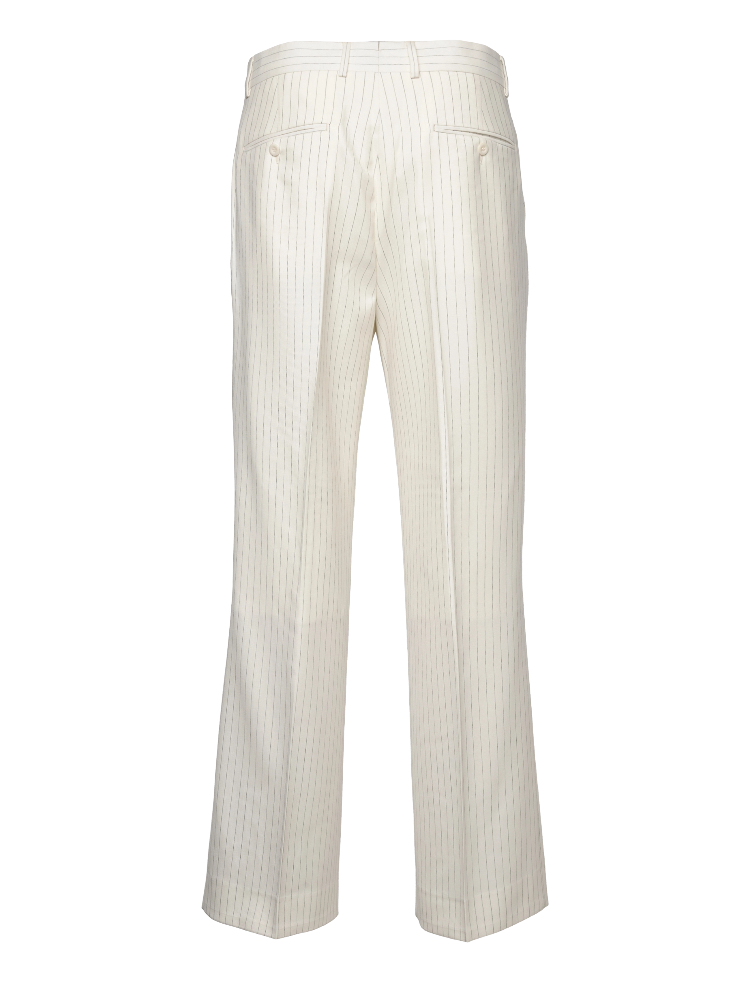 GANT - D1. PINSTRIPE PANTS - caulk white - 1