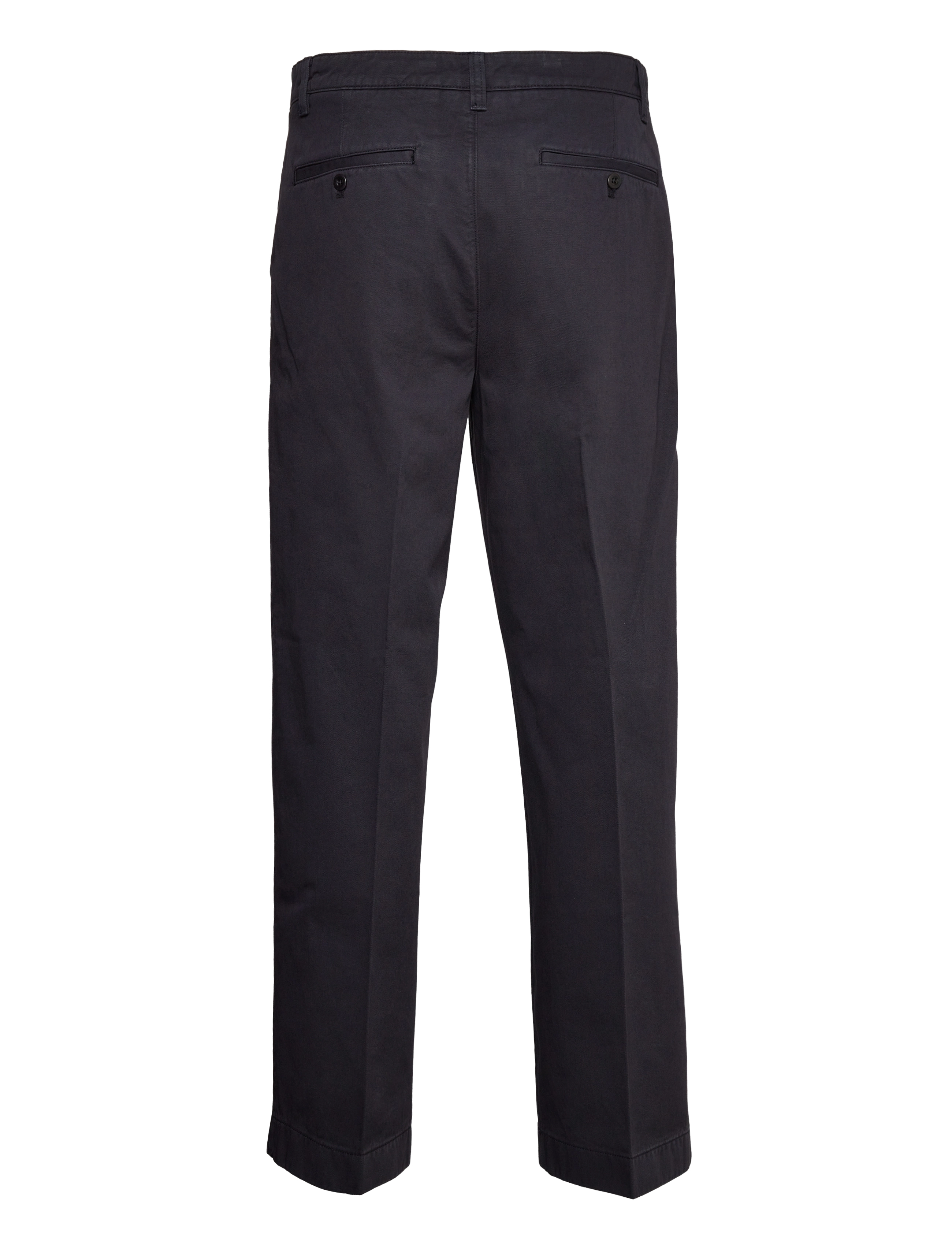 GANT - D2. WIDE COTTON TWILL CHINO - ebony black - 1