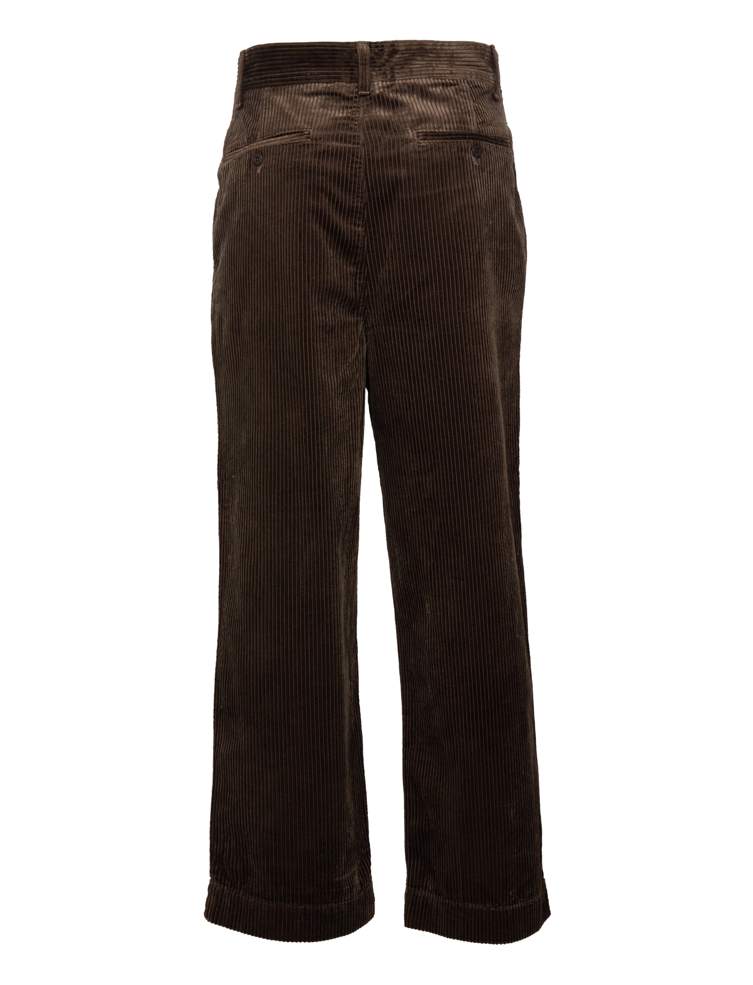 GANT - D2. WIDE VOLUME CORD PANTS - rich brown - 1
