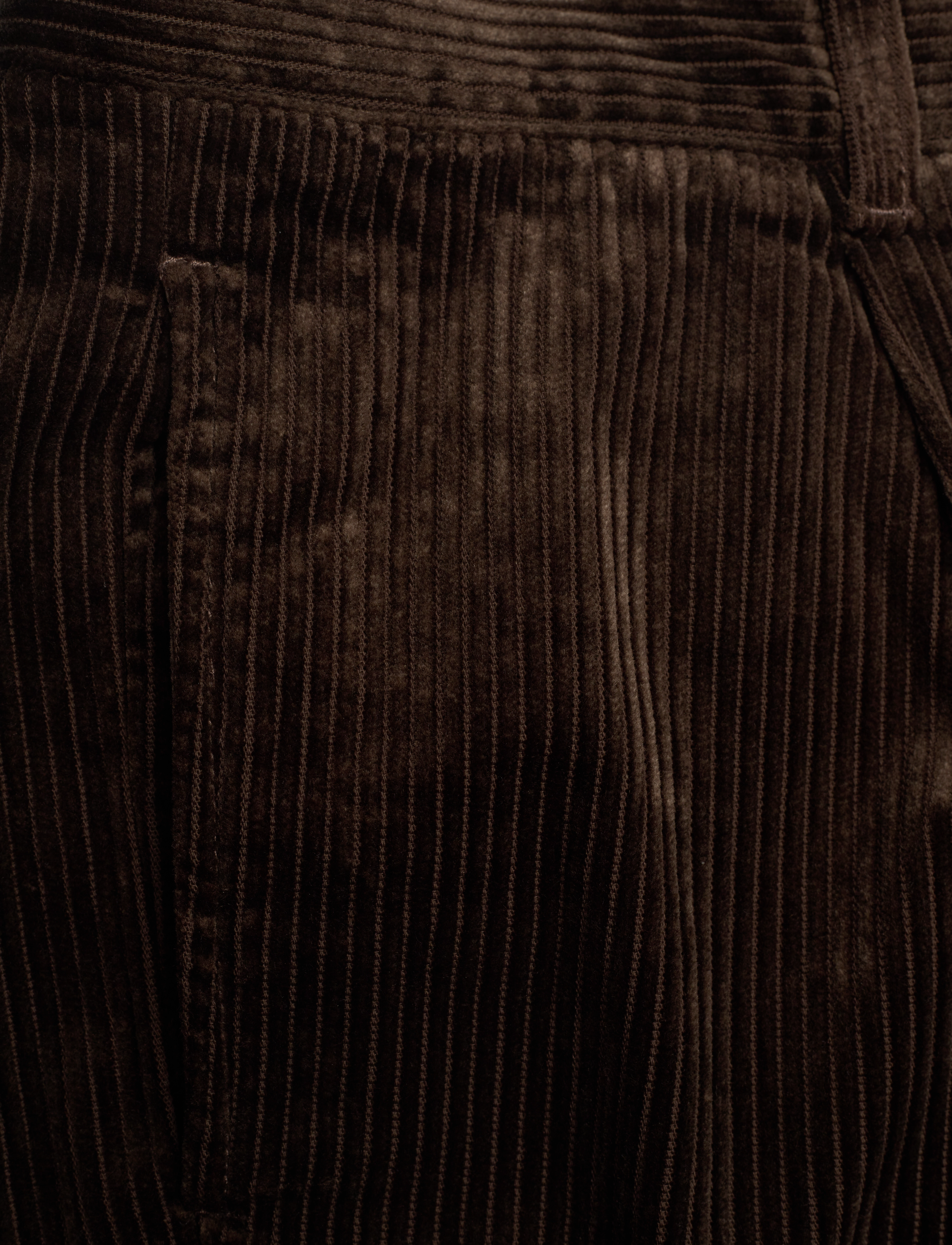 GANT - D2. WIDE VOLUME CORD PANTS - rich brown - 2