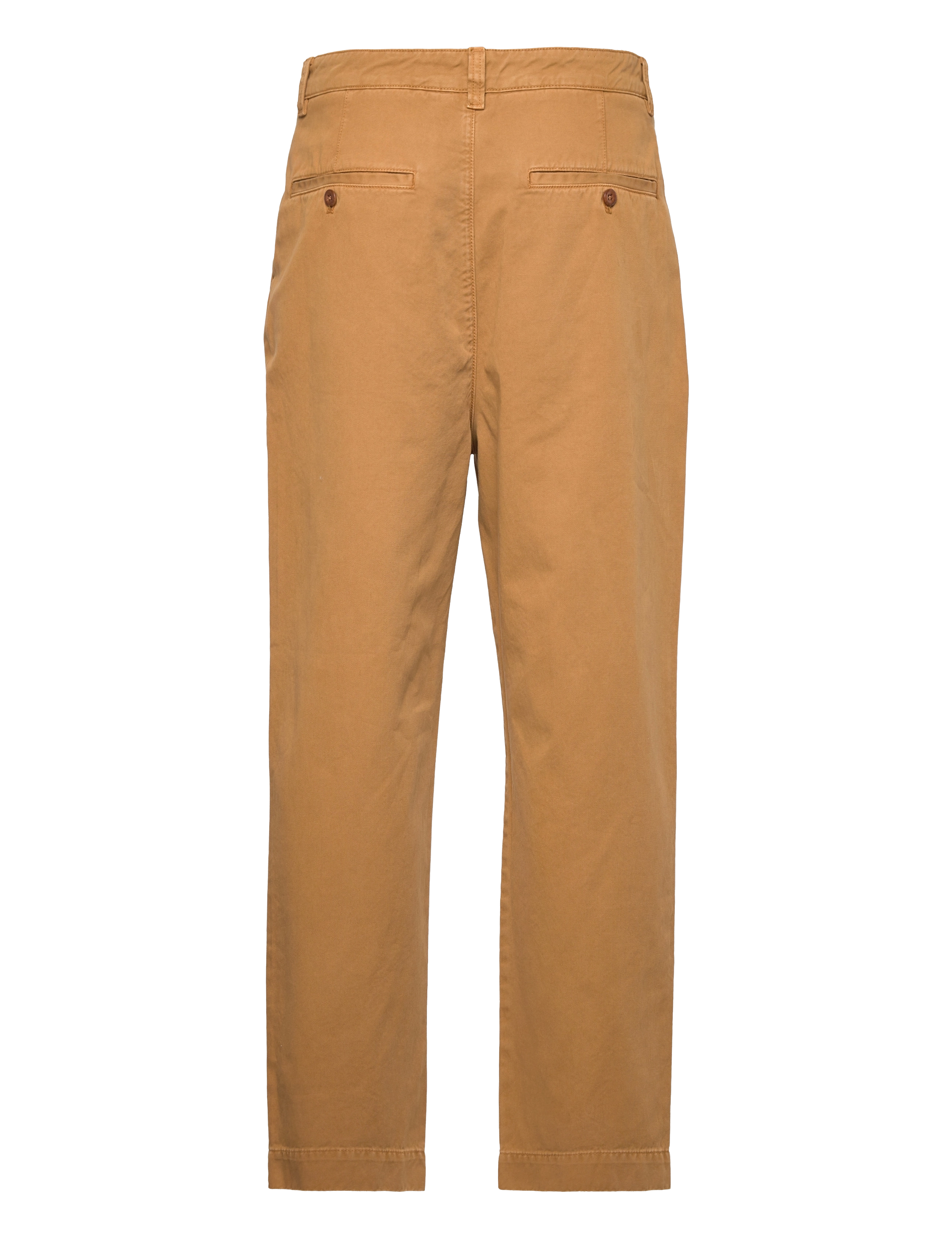 GANT - D1. PLEATED CHINOS - dark suede brown - 1