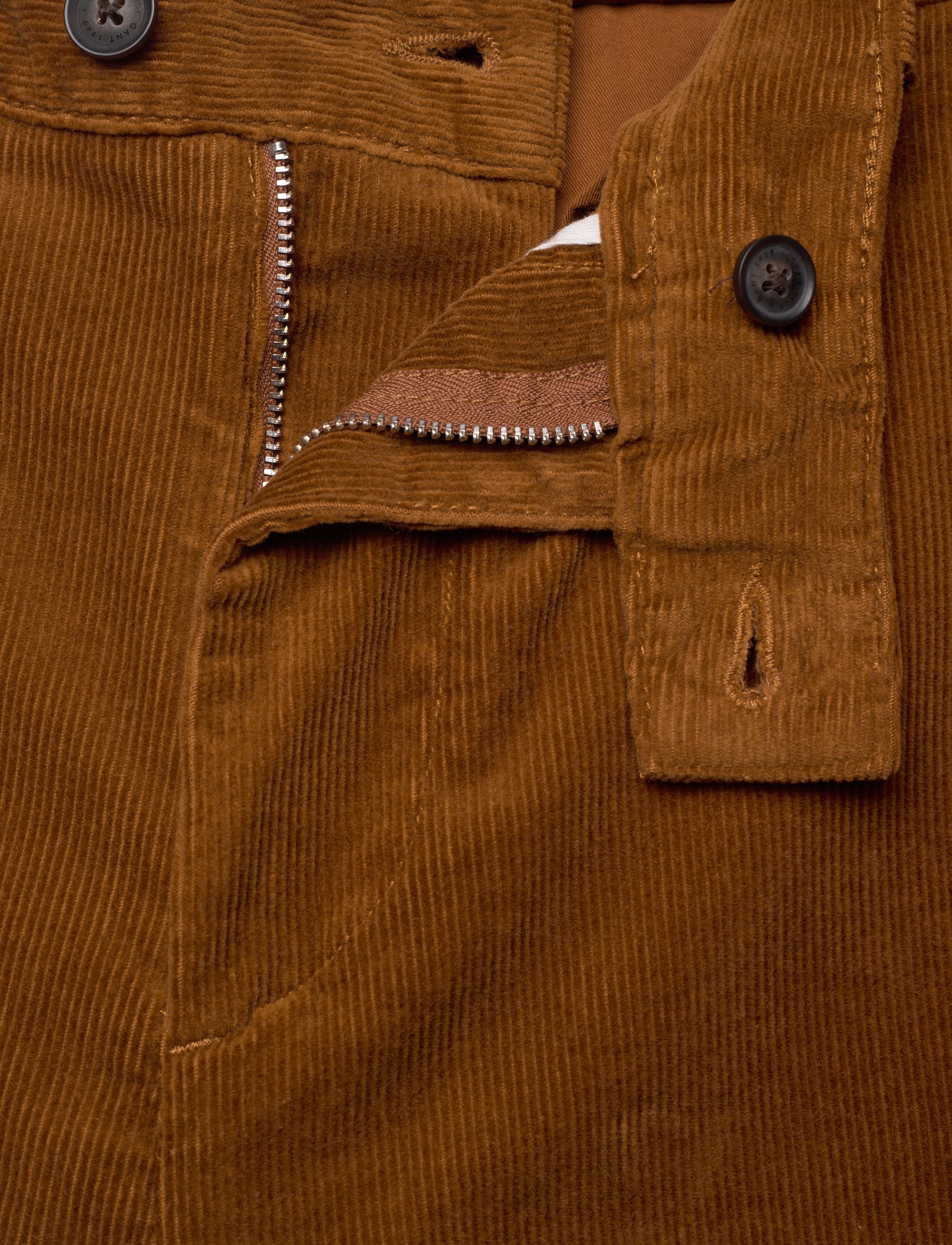 GANT - D1. ALLISTER CORD CHINOS - dark suede brown - 3