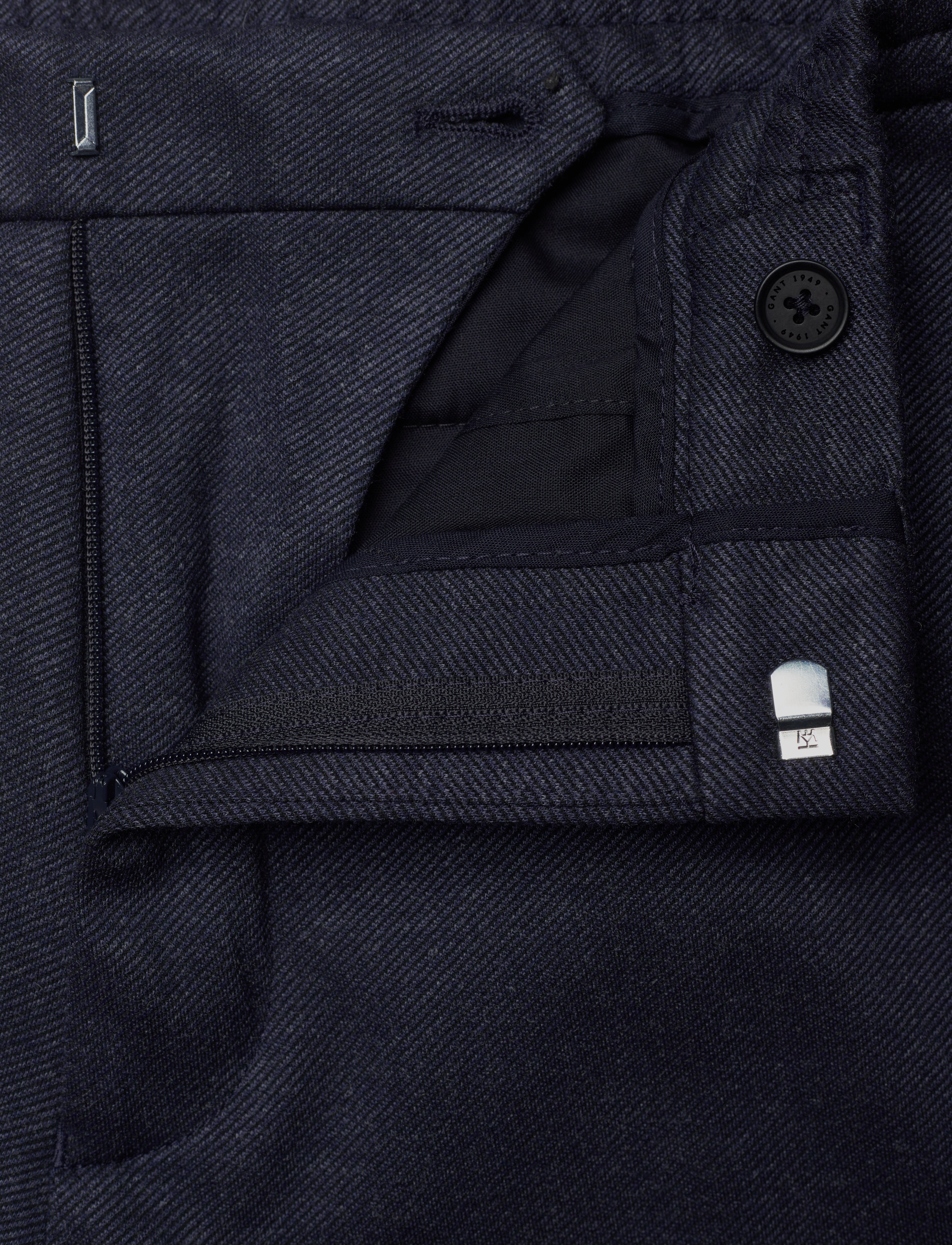 GANT - D1. JERSEY SUIT PANTS - marine - 3