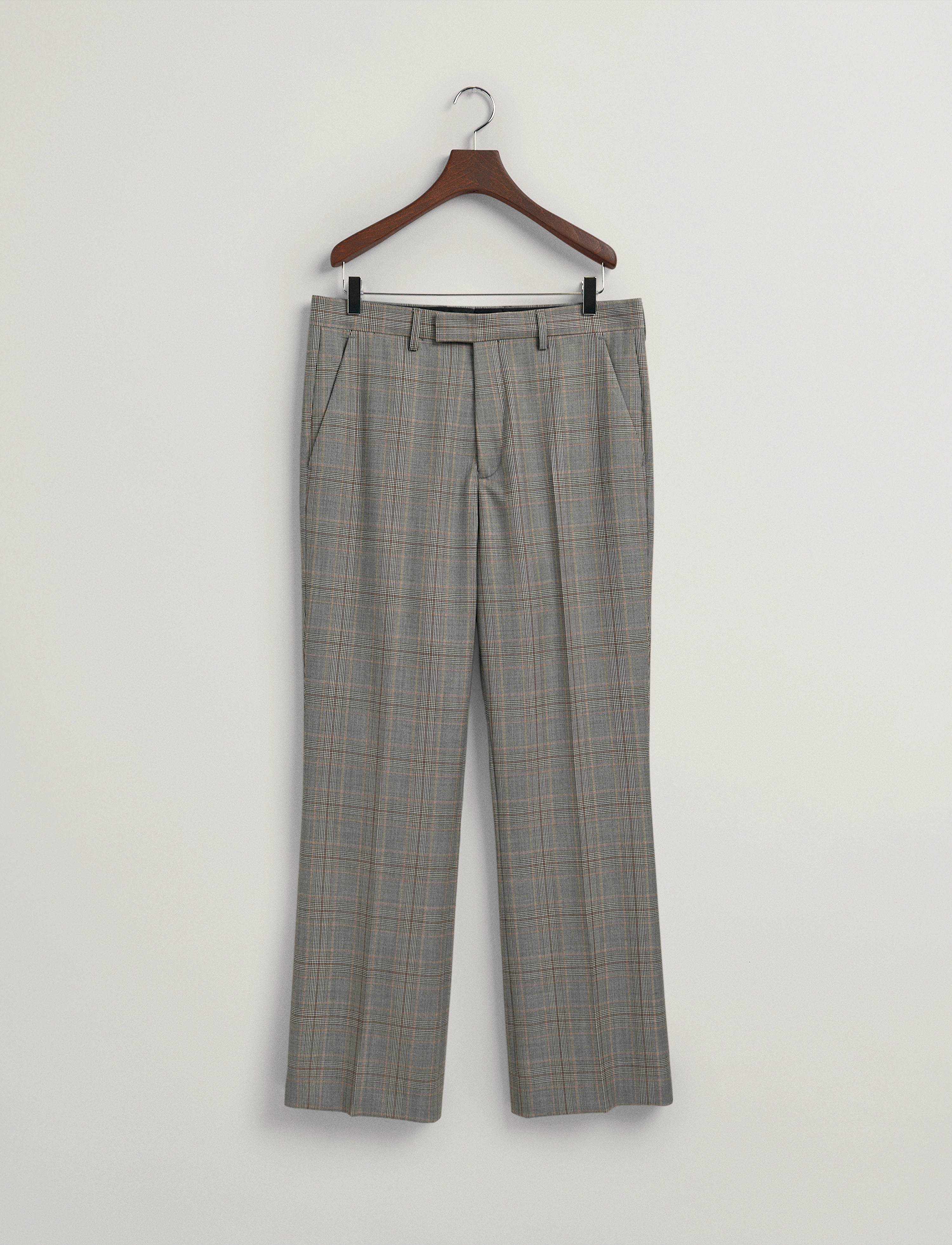 GANT - D2. GLEN CHECK SUIT PANTS - black - 5