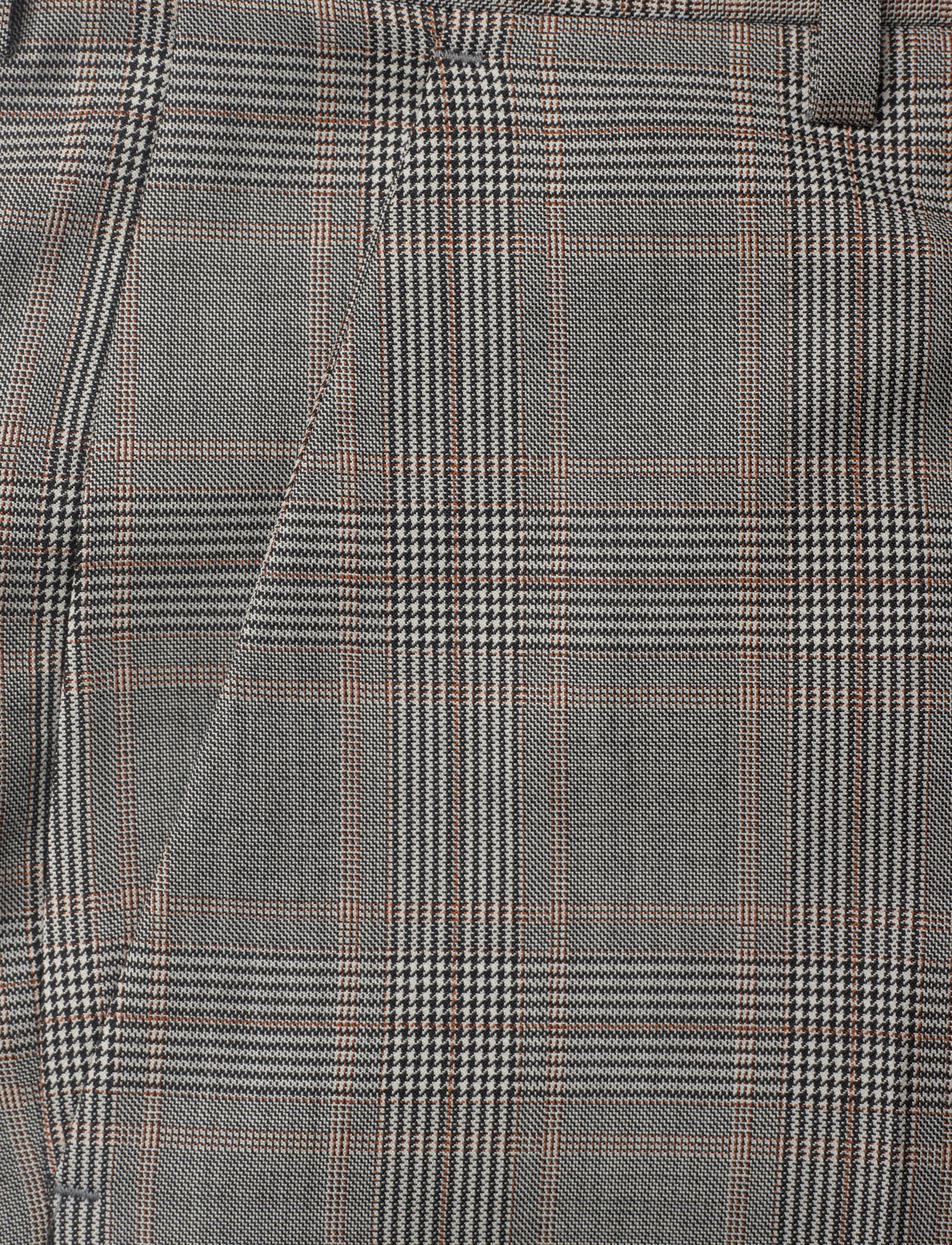 GANT - D2. GLEN CHECK SUIT PANTS - black - 2