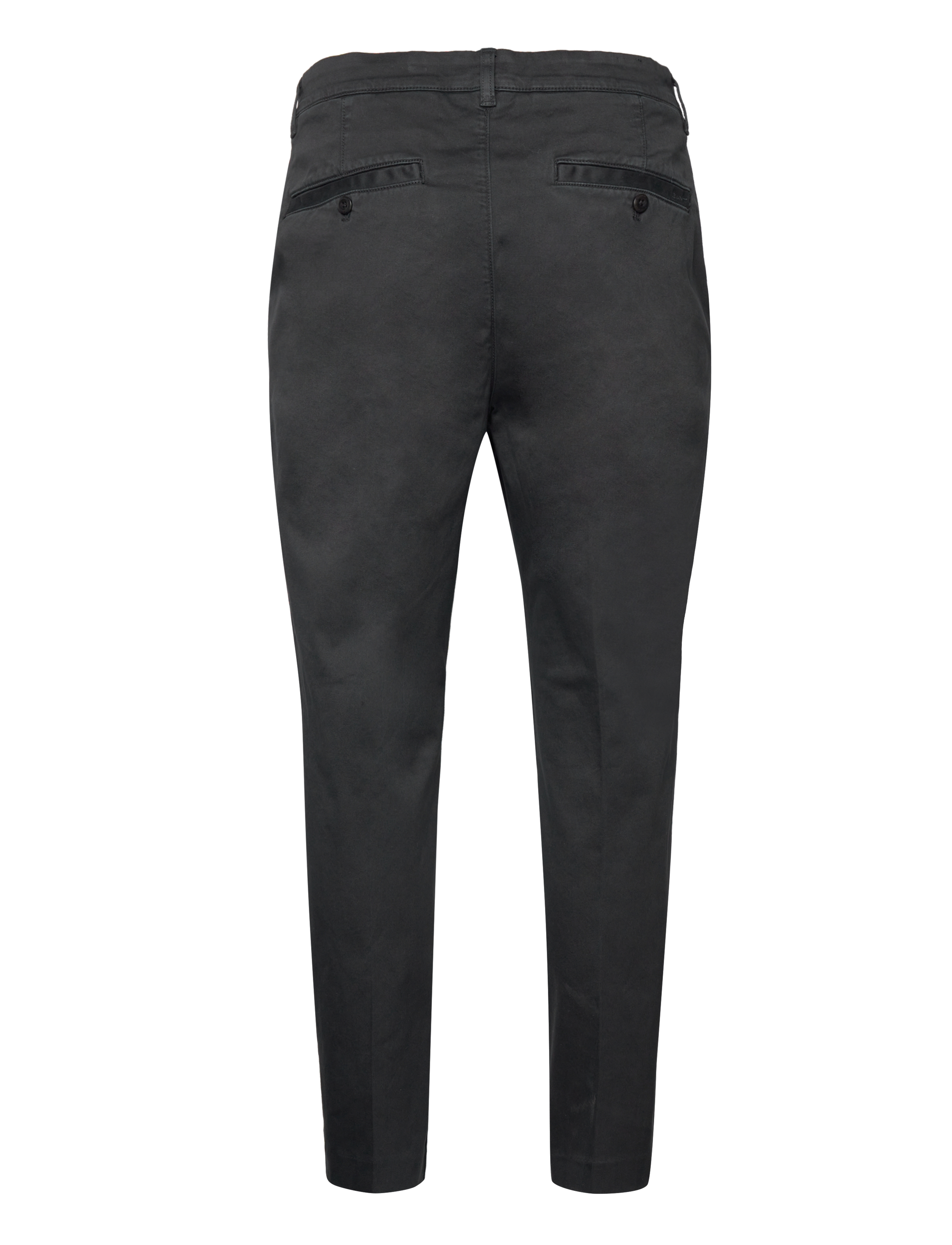 GANT - D2. TAPERED PLEAT PANTS - black - 1