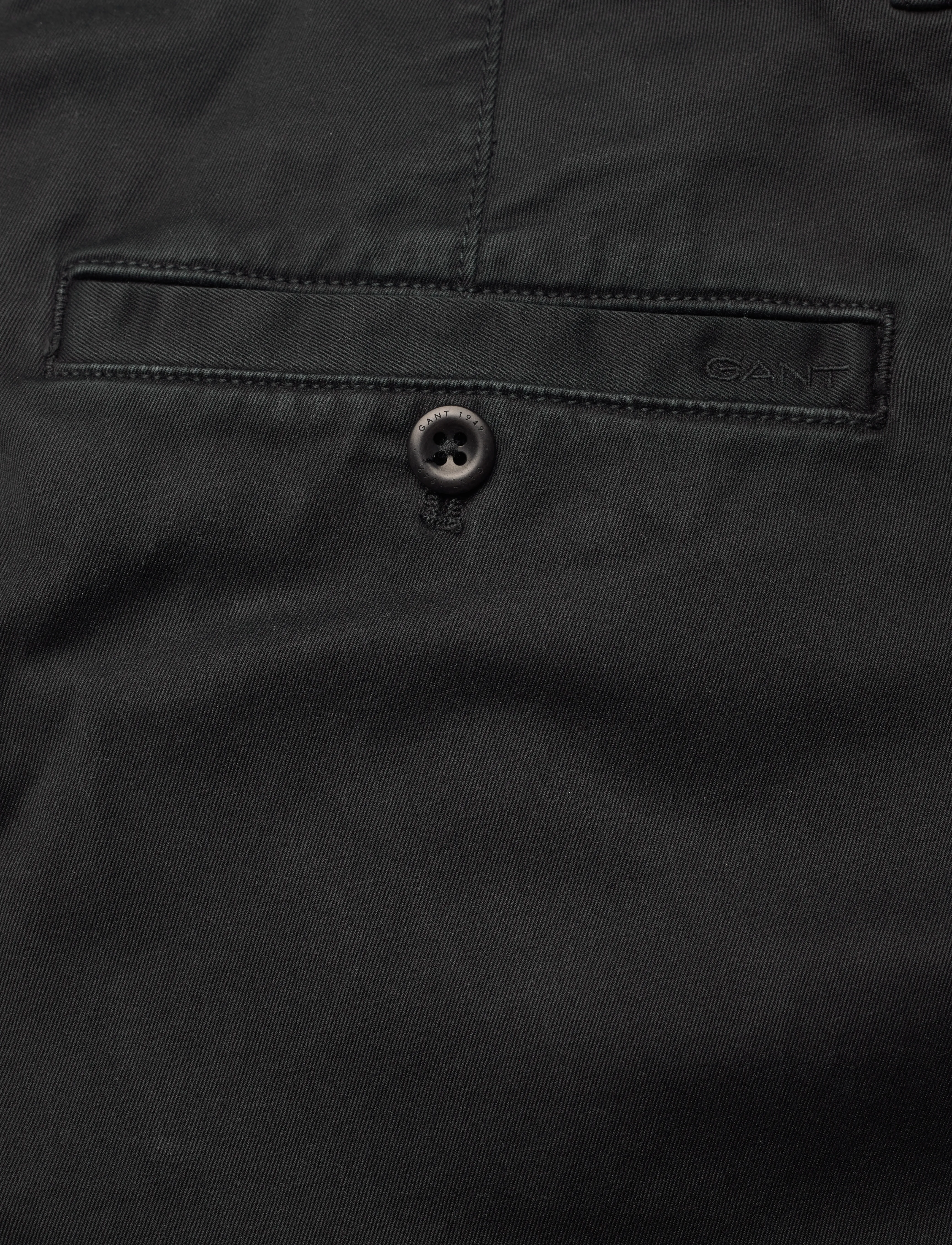 GANT - D2. TAPERED PLEAT PANTS - black - 4
