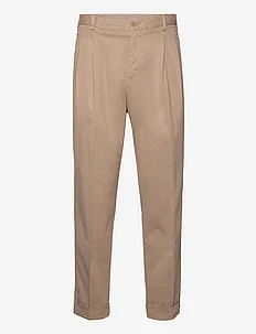 RELAXED TAPERED COTTON SUIT PANTS, GANT