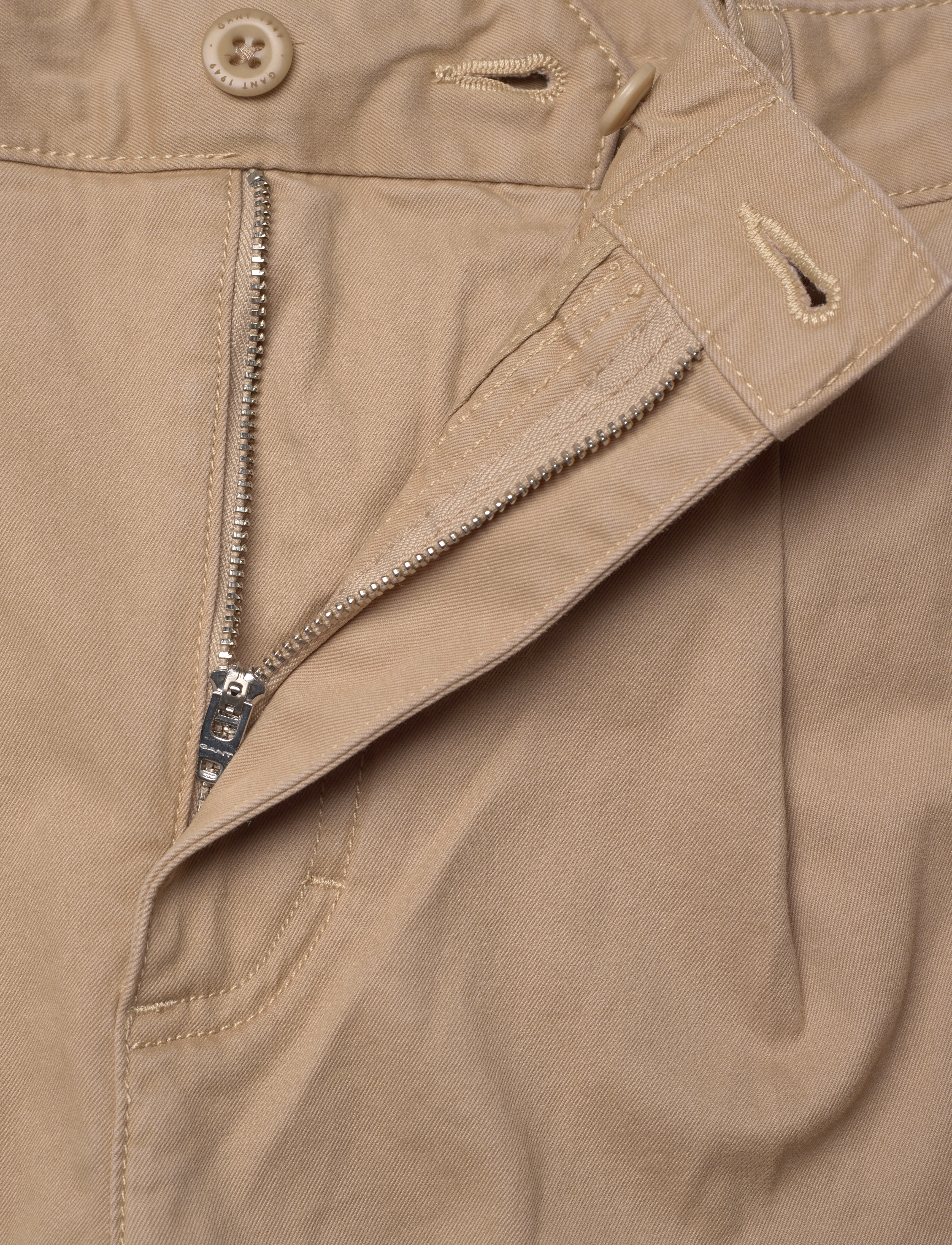 GANT - RELAXED PLEATED CHINOS - dark khaki - 3