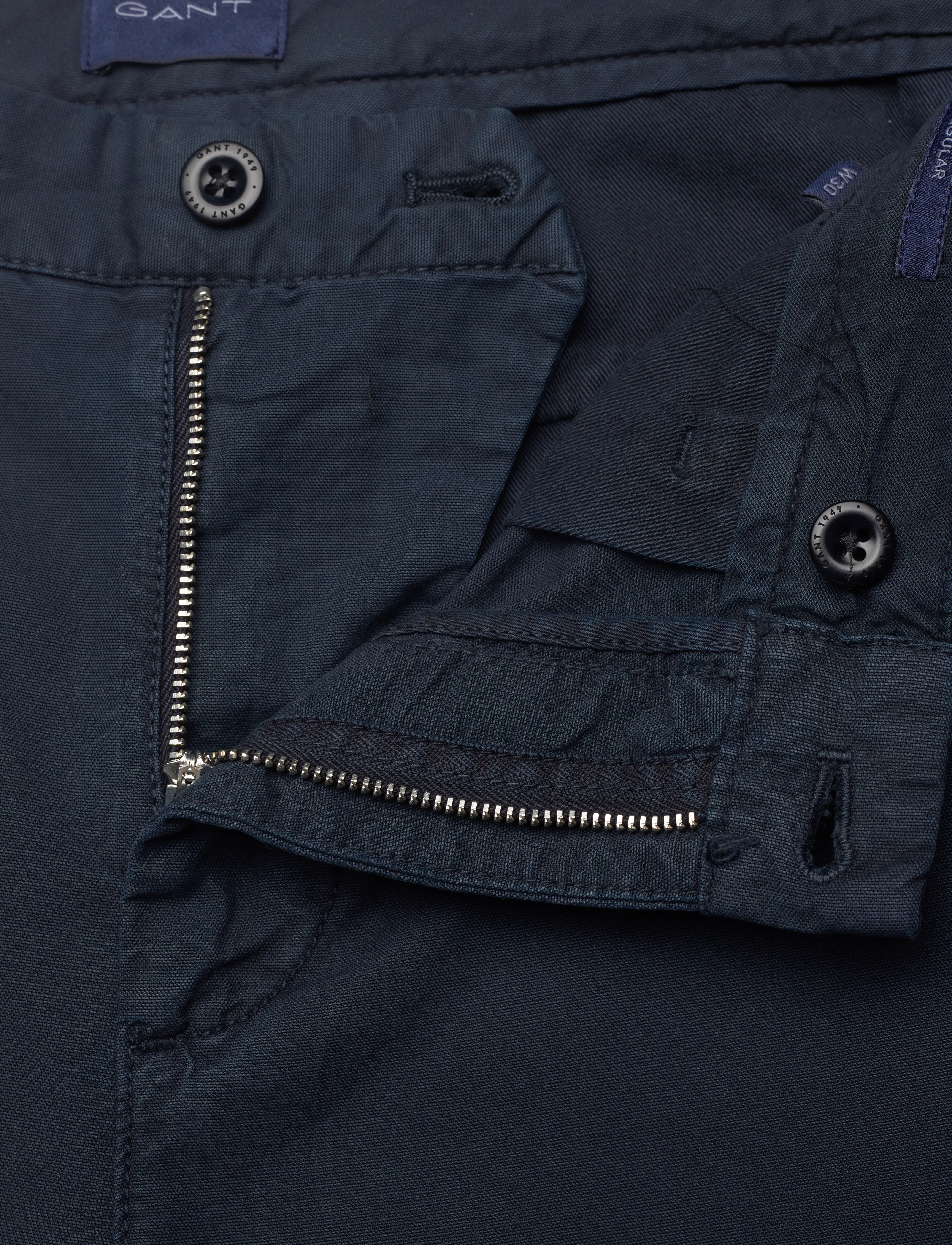 GANT - ALLISTER CANVAS CHINOS - evening blue - 3