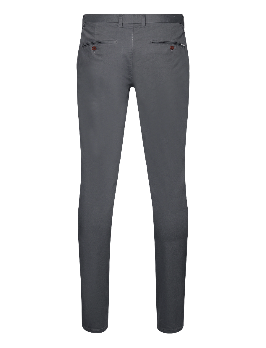 Gant - SLIM CHINOS - chinos - antracite - 2