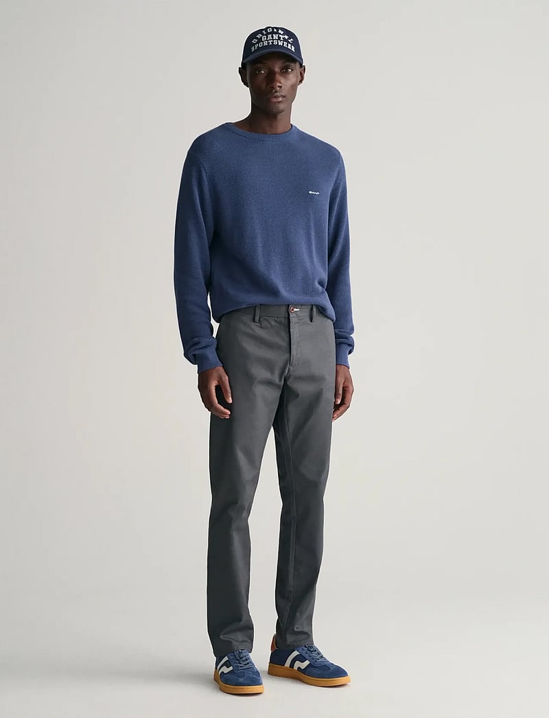 GANT - SLIM CHINOS - chinos - antracite - 5