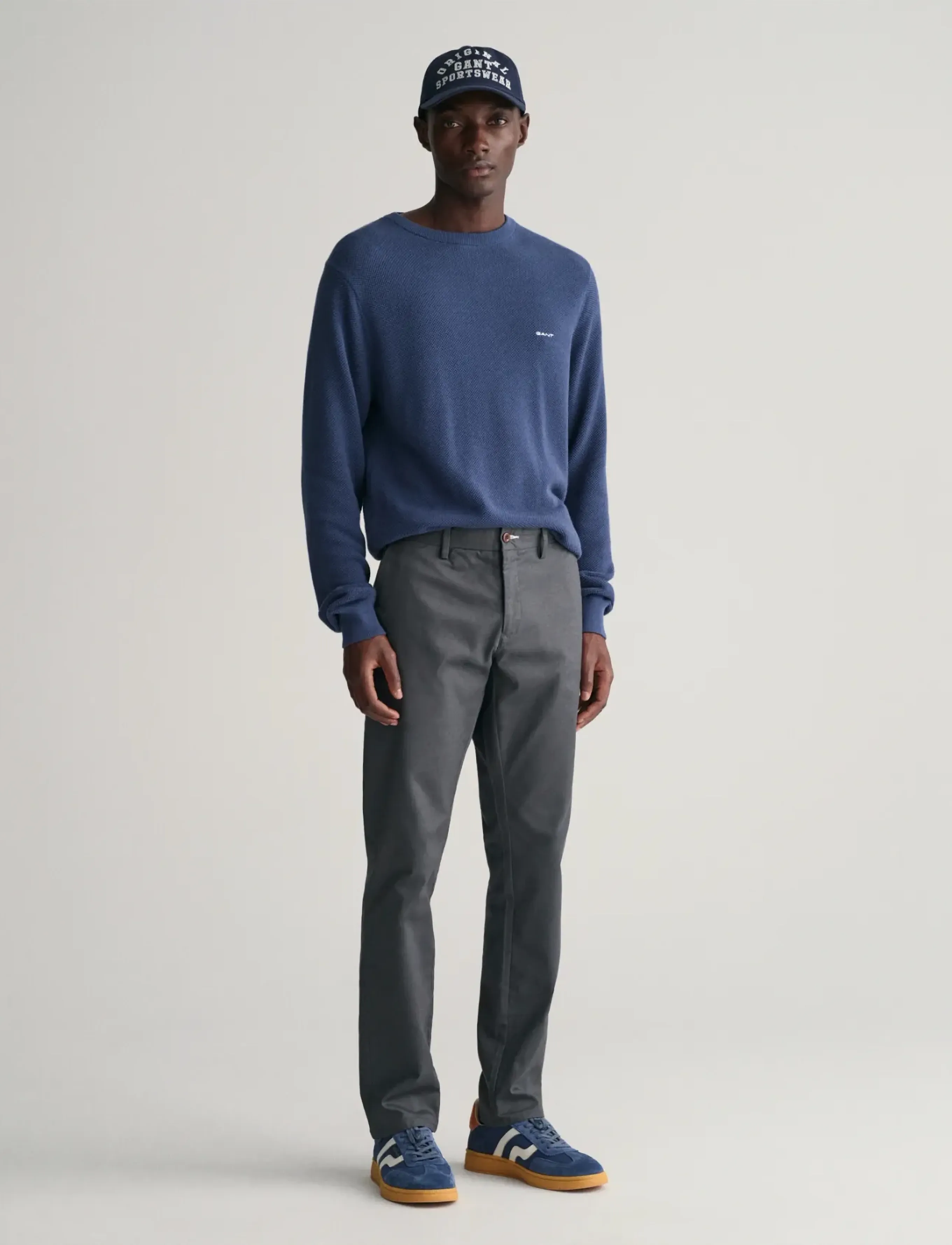 Gant - SLIM CHINOS - chinos - antracite - 5