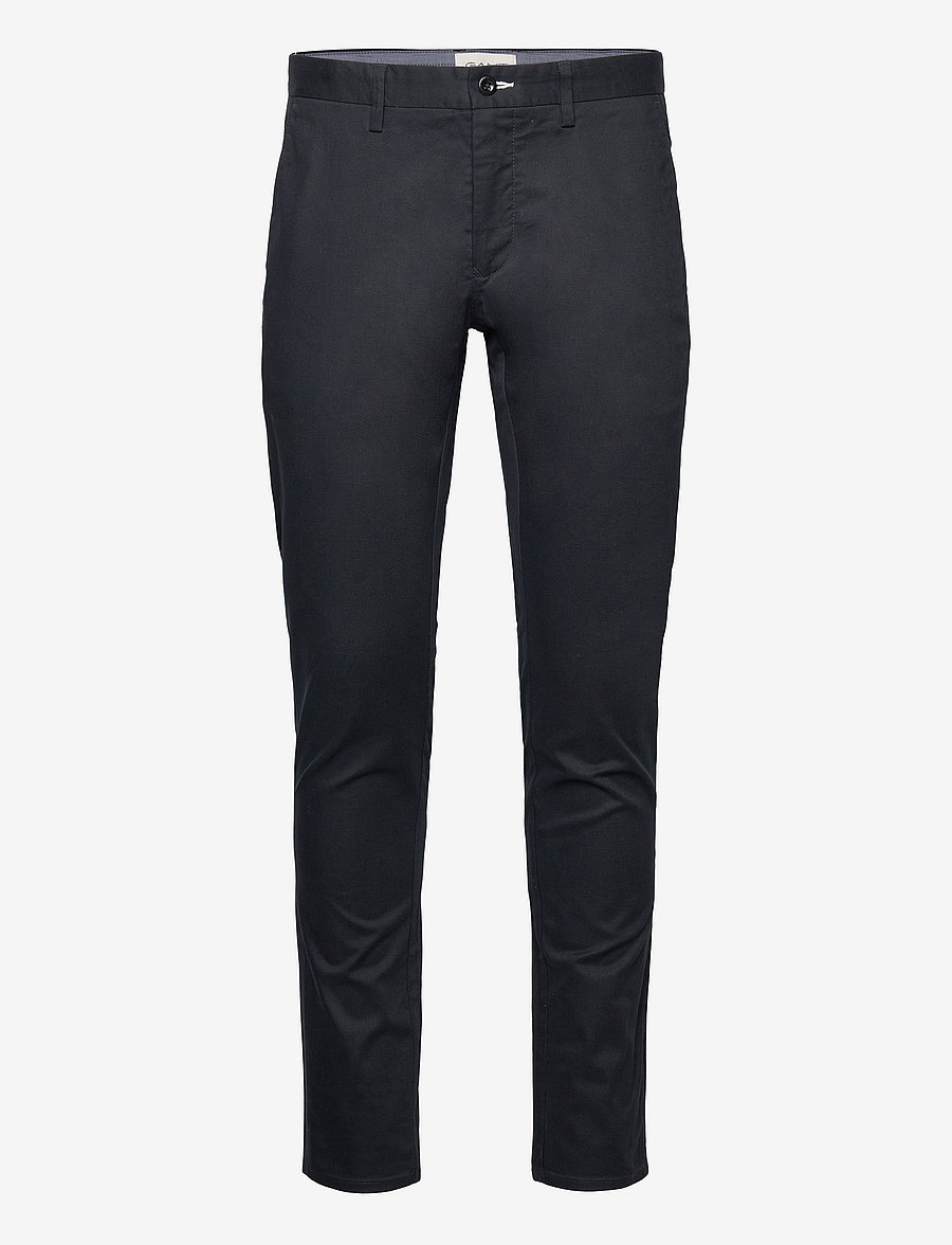 Gant - SLIM CHINOS - chinos - black - 1