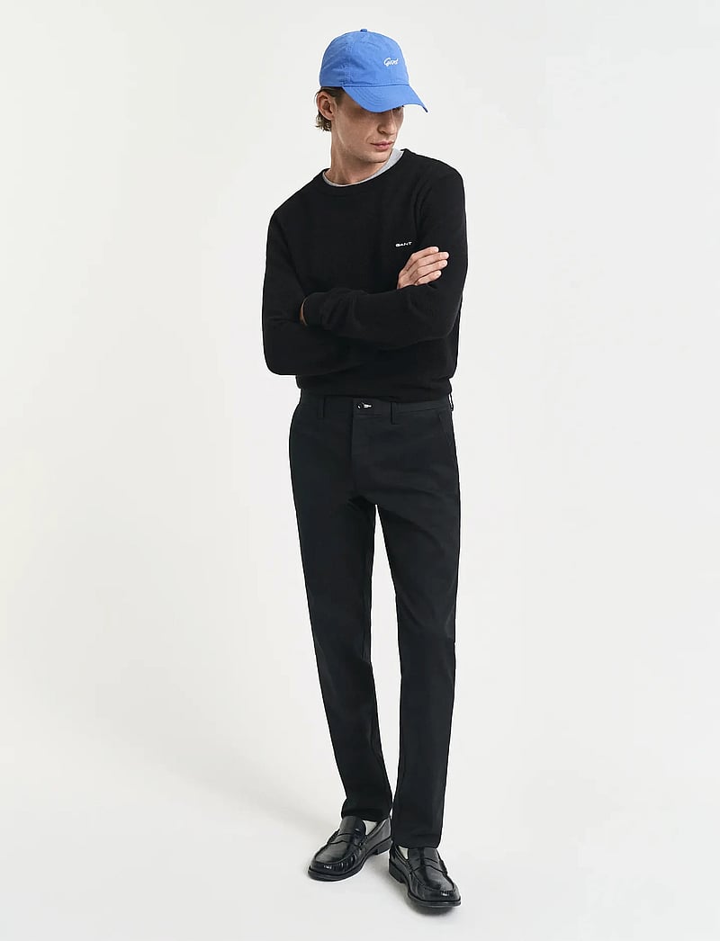 GANT - SLIM CHINOS - chinos - black - 0