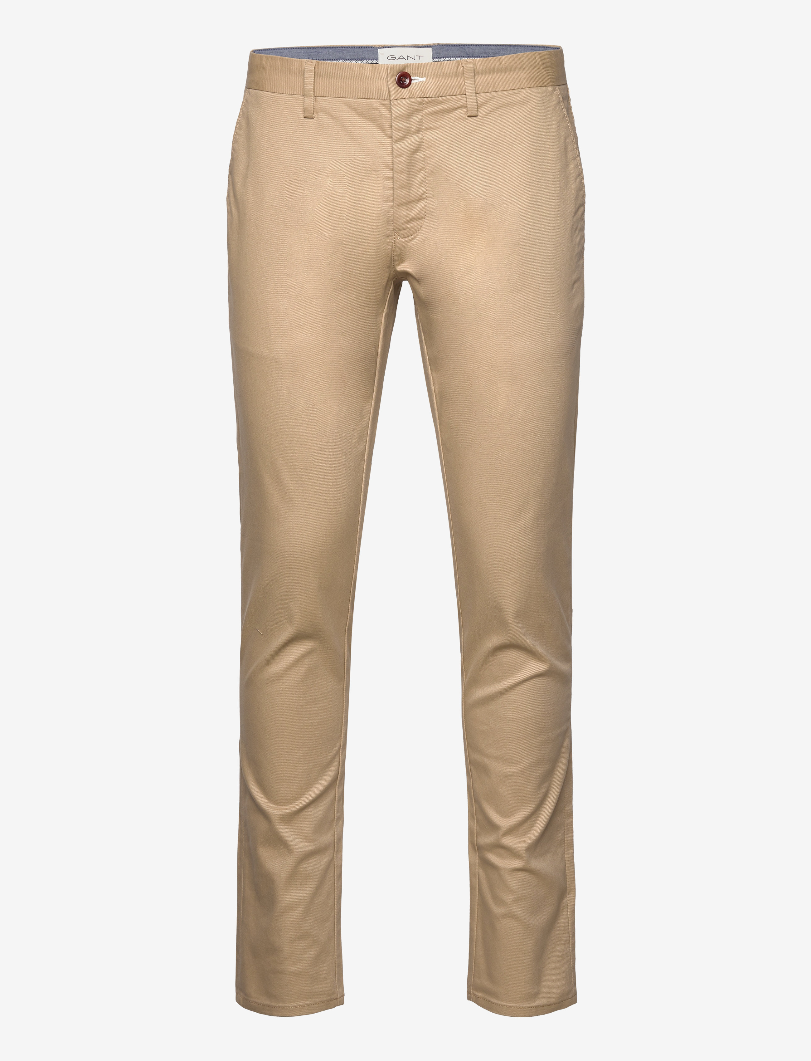Gant - SLIM CHINOS - chino püksid - dark khaki - 1