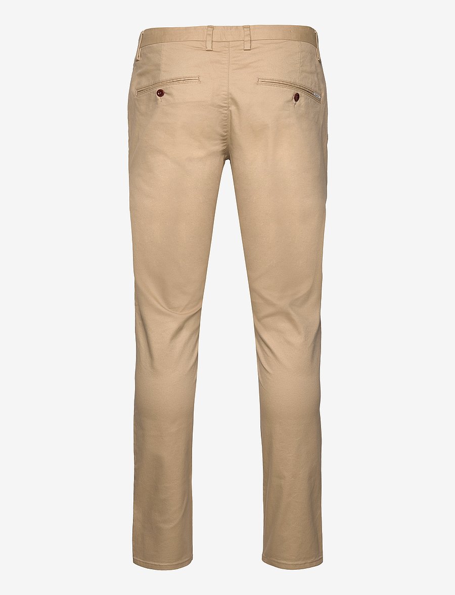 Gant - SLIM CHINOS - chino püksid - dark khaki - 2