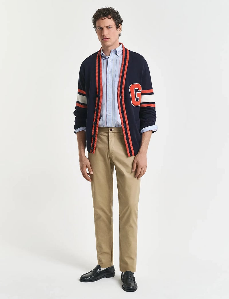 GANT - SLIM CHINOS - chinos - dark khaki - 0