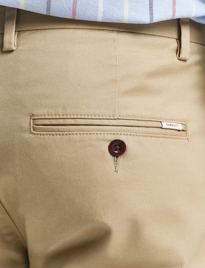 GANT - SLIM CHINOS - chinos - dark khaki - 4