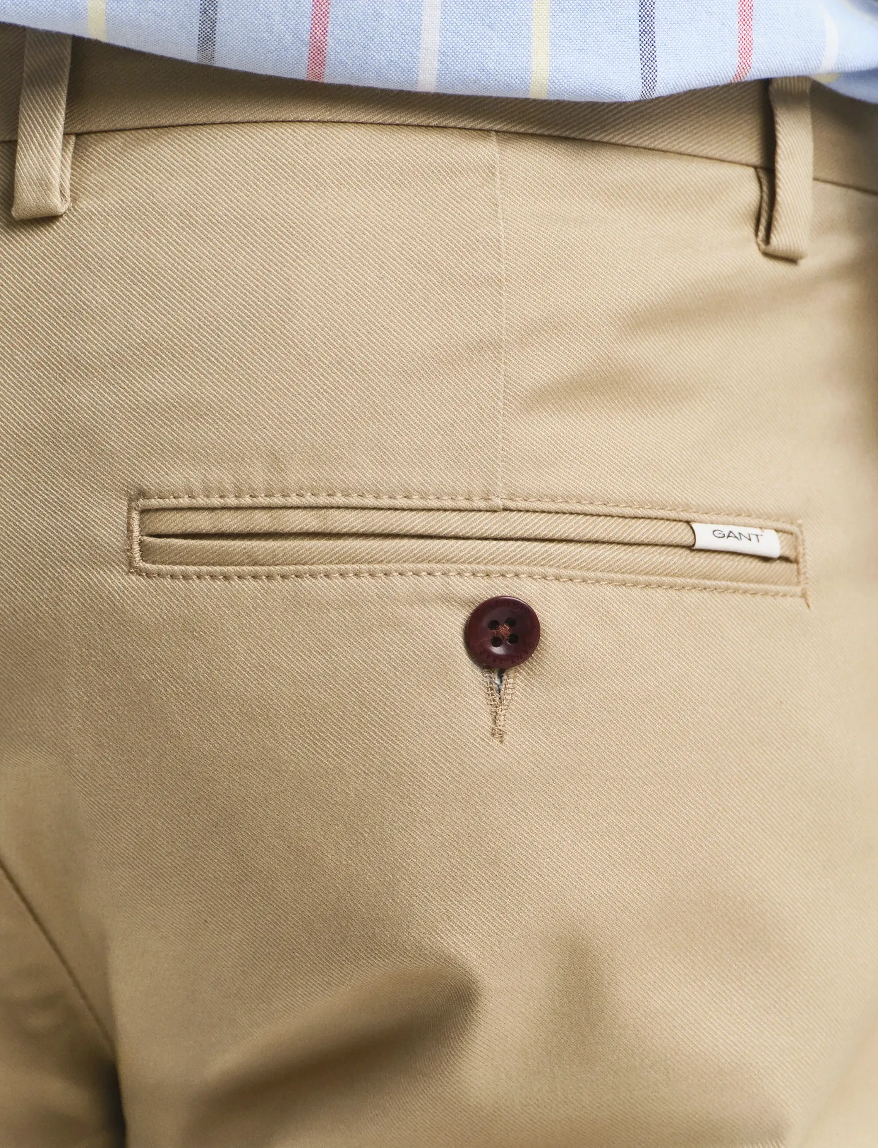 Gant - SLIM CHINOS - chino püksid - dark khaki - 4