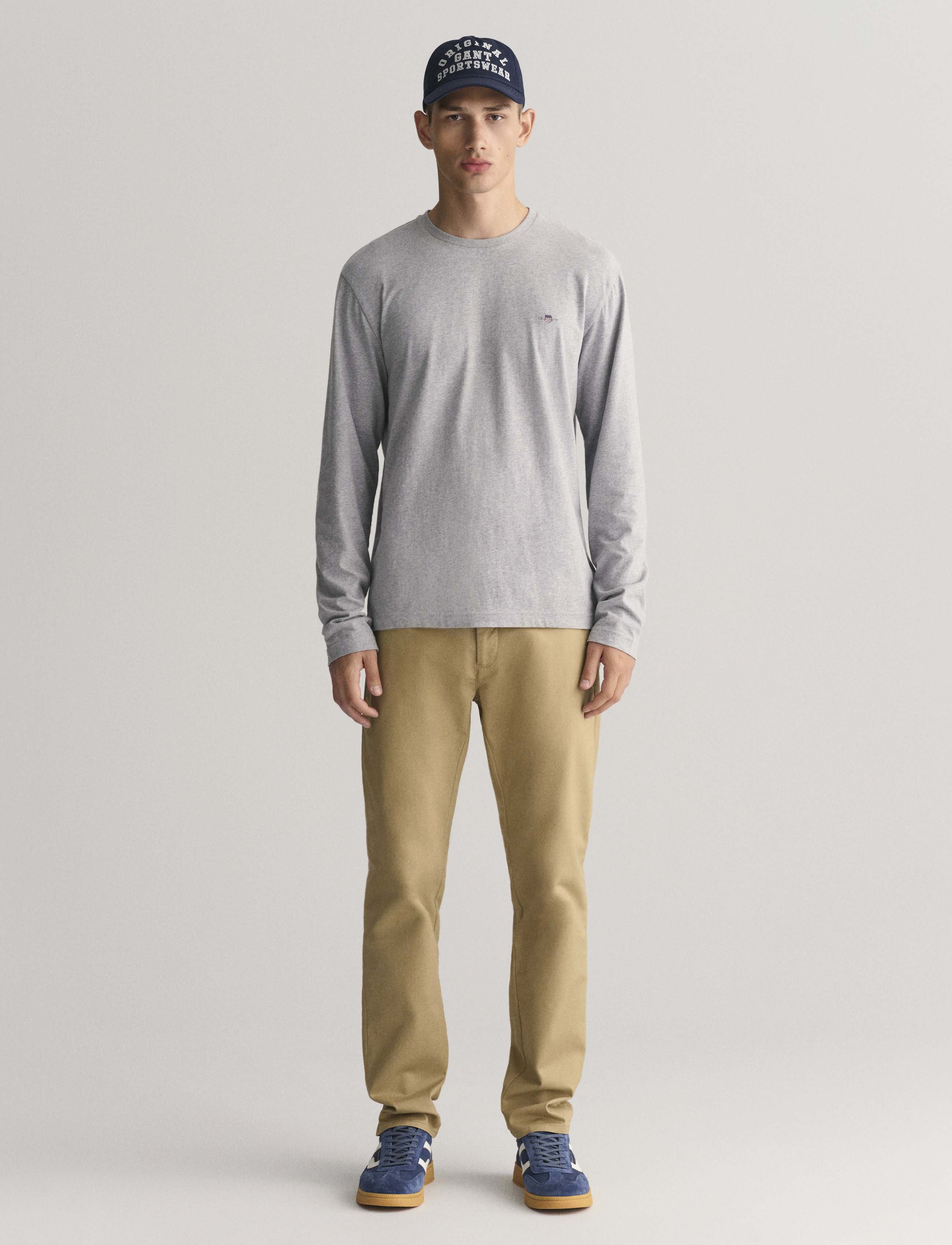Gant - SLIM CHINOS - chino püksid - dark khaki - 5