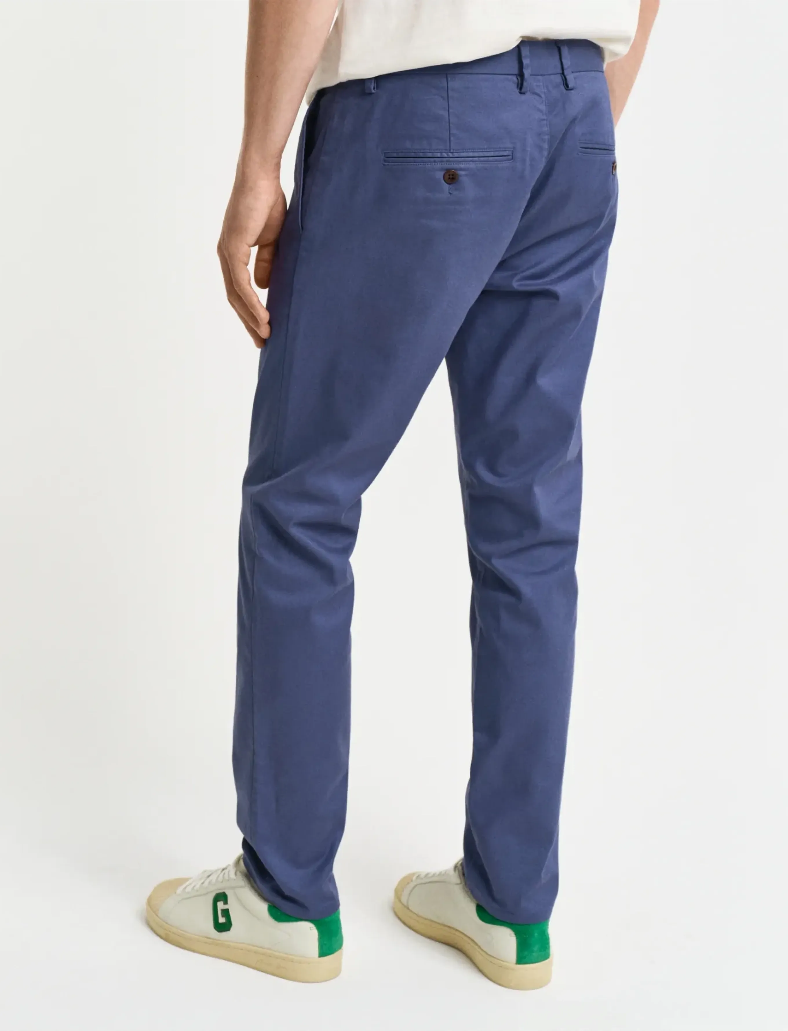 Gant - SLIM CHINOS - chinos - dusty navy - 3