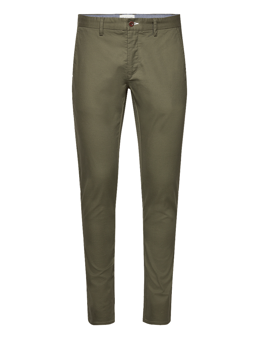 Gant - SLIM CHINOS - chinos - juniper green - 1