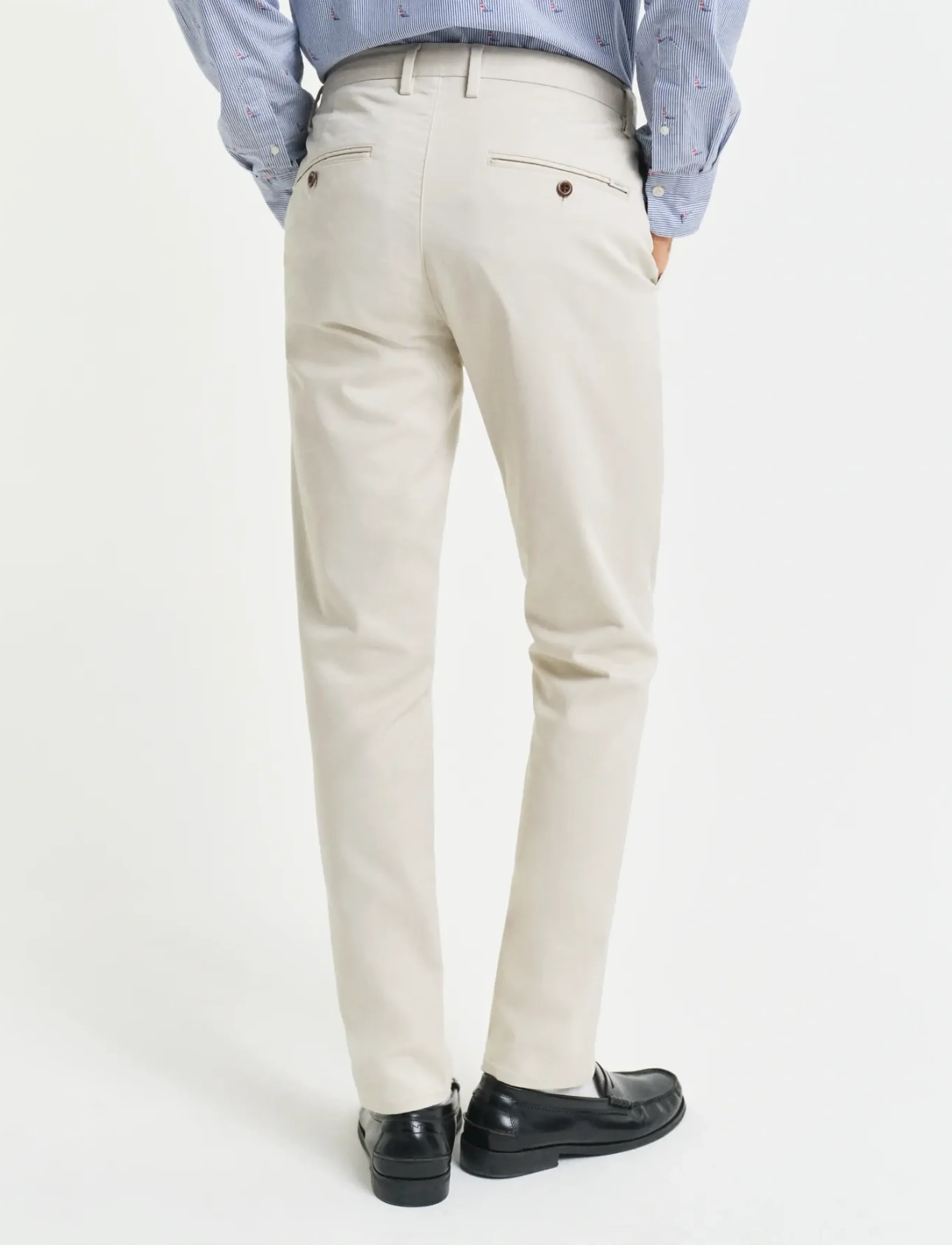 Gant - SLIM CHINOS - chinos - putty - 3