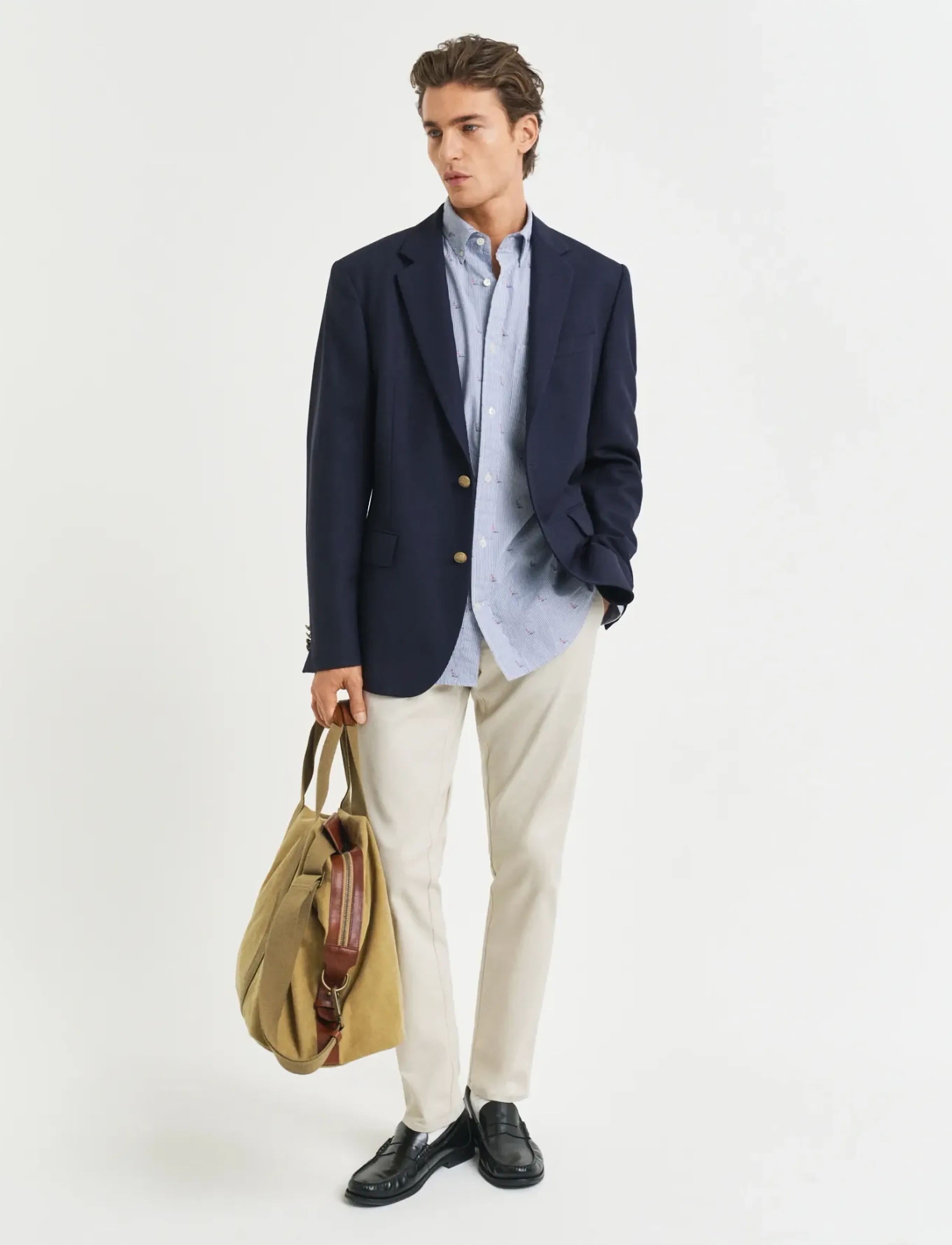 Gant - SLIM CHINOS - chinos - putty - 5