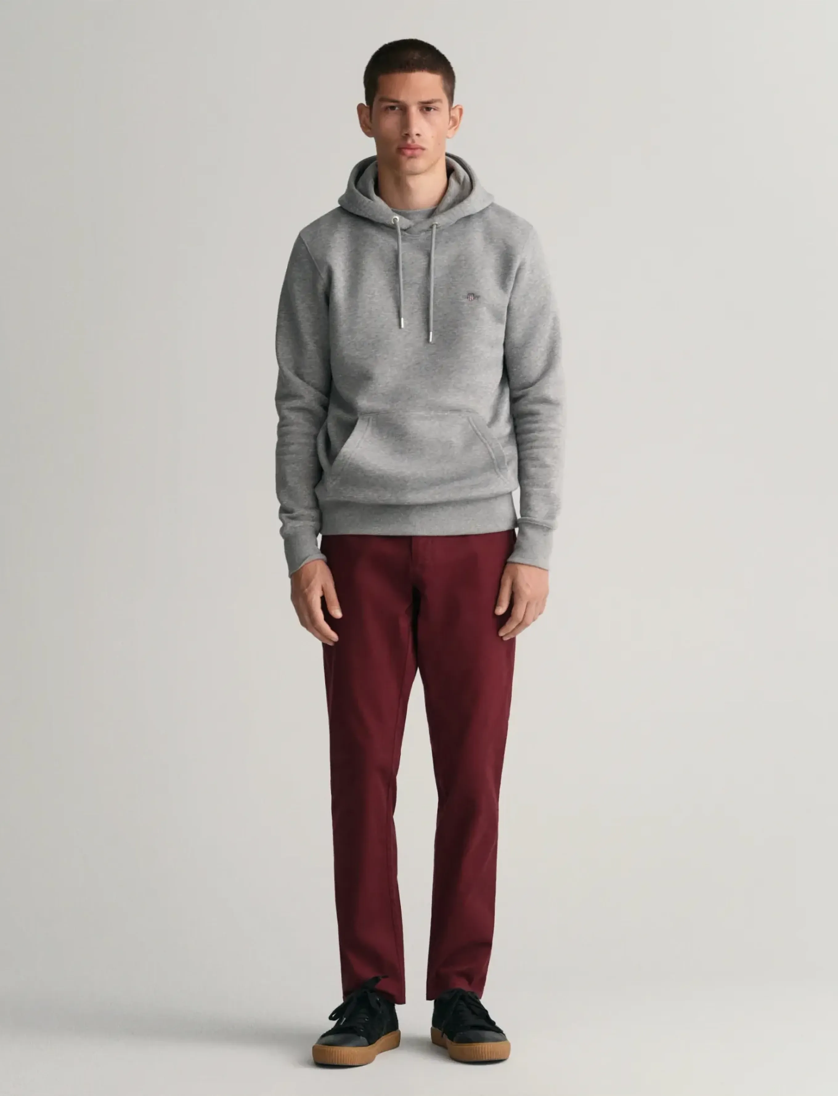 GANT SLIM CHINOS - Chinos - RED SHADOW / red