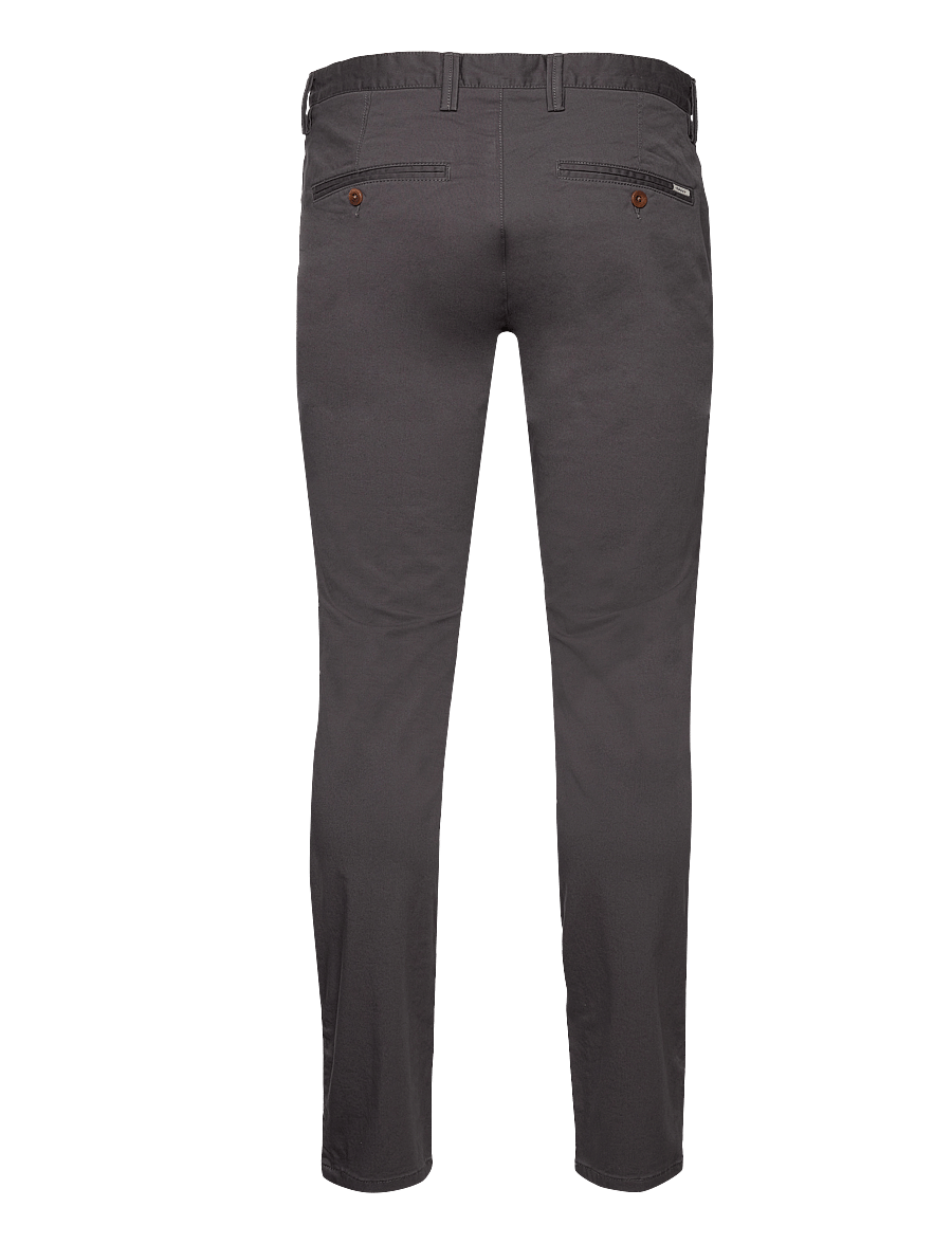 Gant - SLIM TWILL CHINOS - pantalons chino - antracite - 2