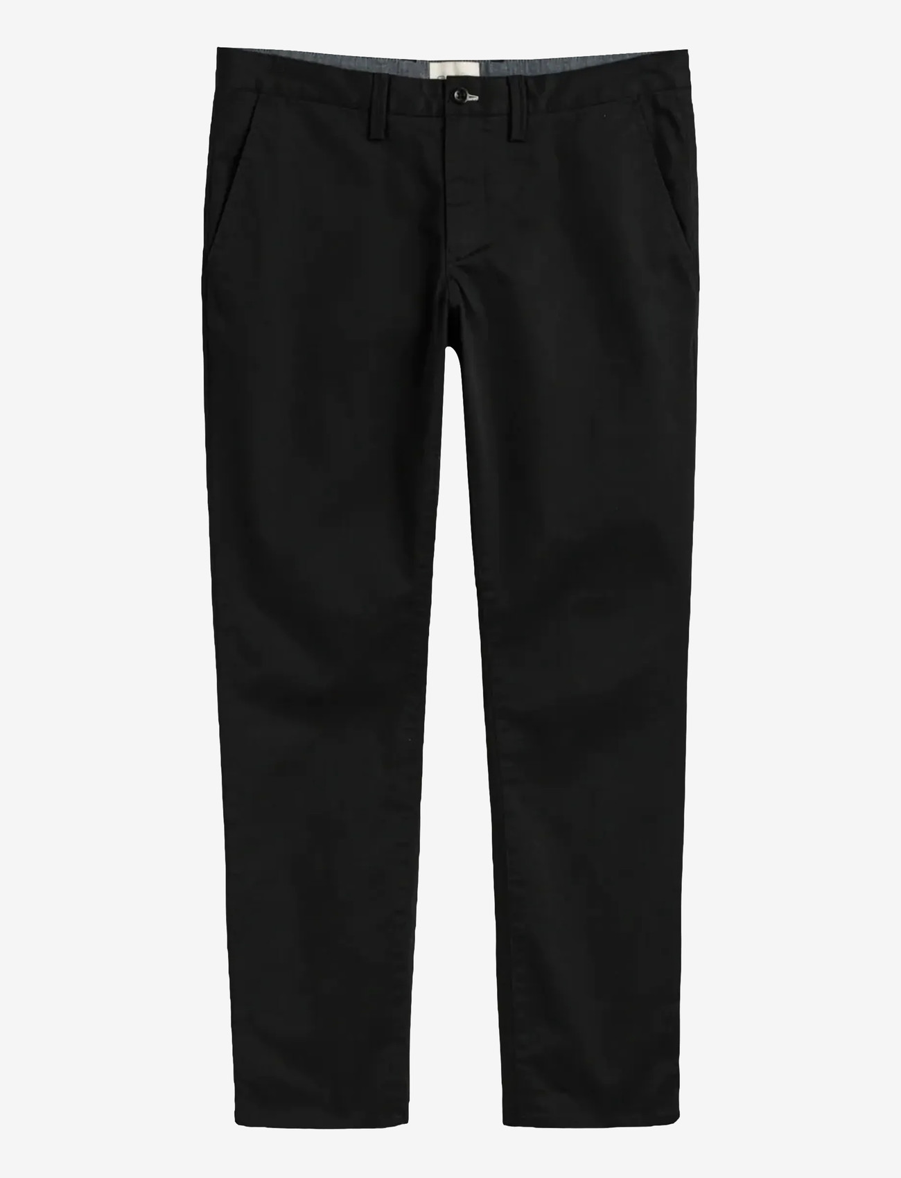 GANT - SLIM TWILL CHINOS - chinos - black - 1
