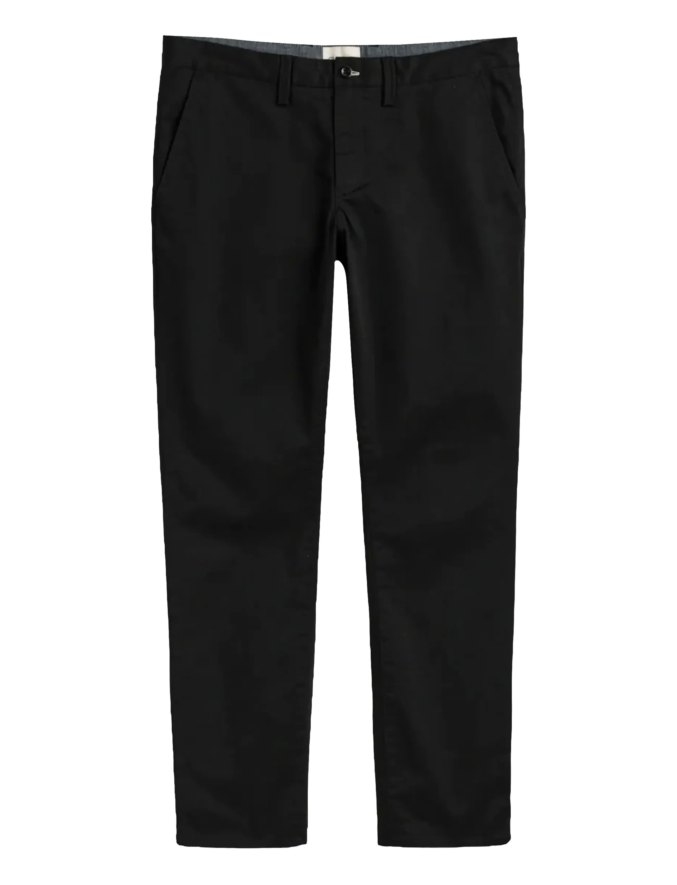 SLIM TWILL CHINOS - BLACK